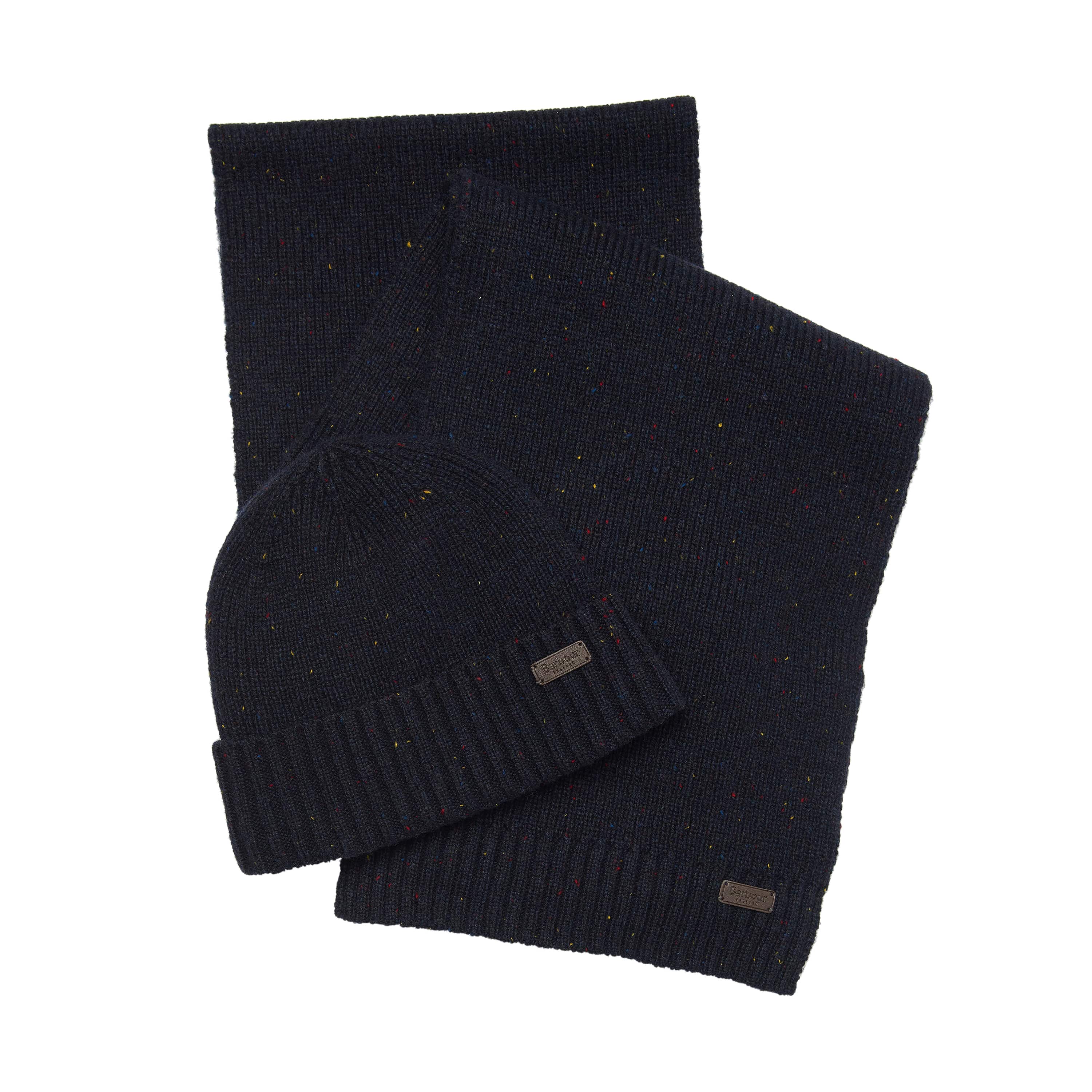 BARBOUR CARLTON FLECK BEANIE & SCARF GIFT SET - Image 2