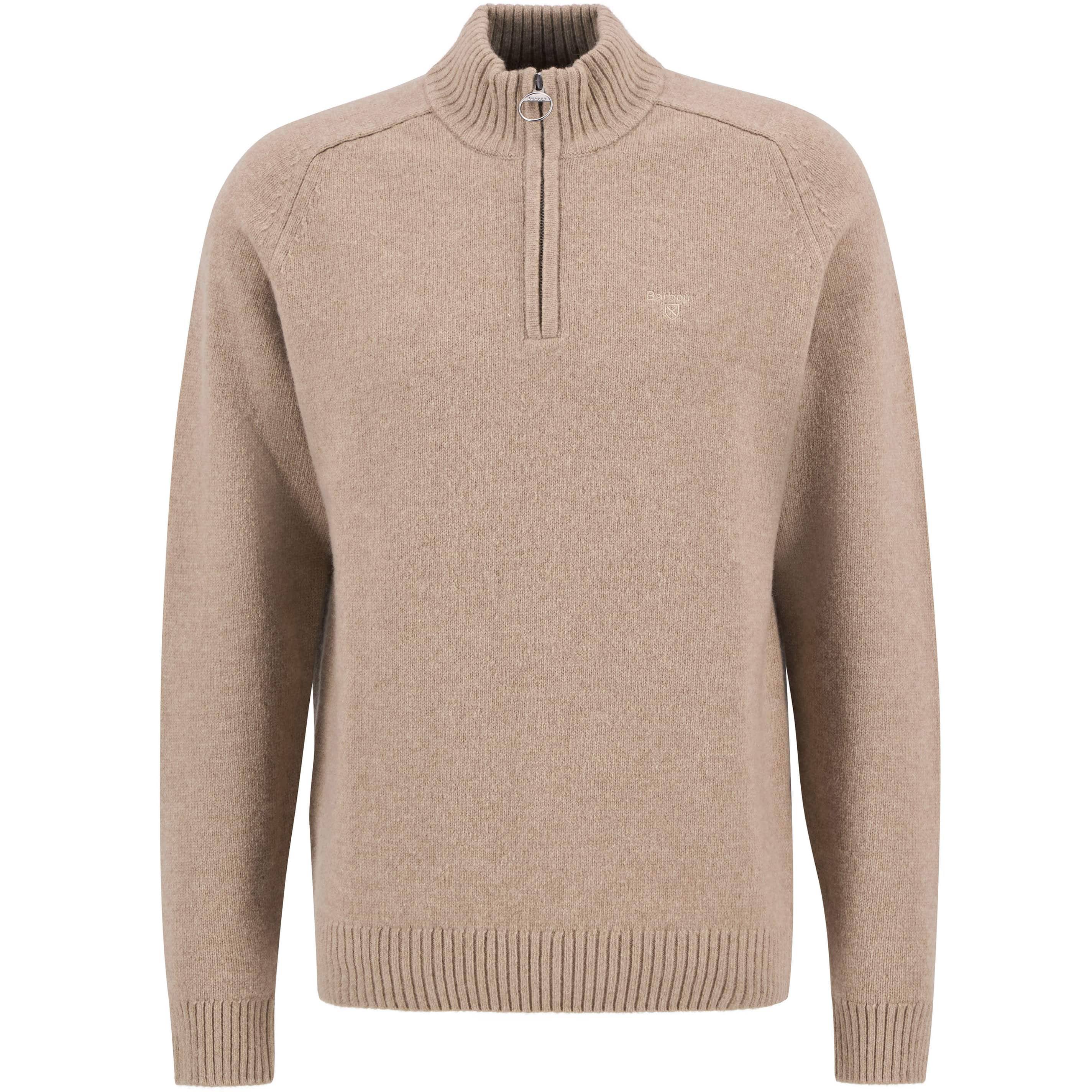 BARBOUR GRANGETOWN HALF ZIP KNITJUMPER