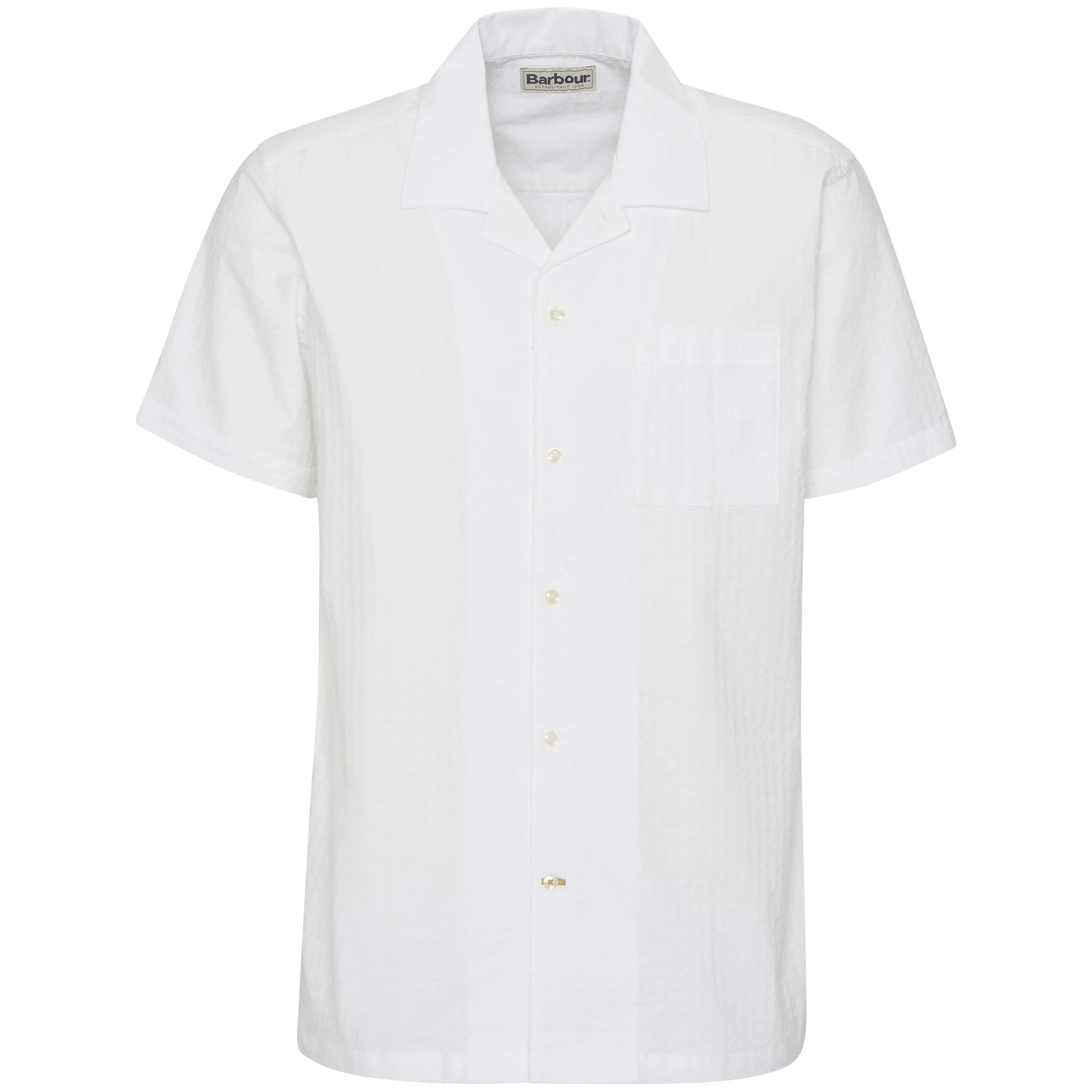 BARBOUR IRVINE TEXTURED SHORT SLEEVE SHIRT