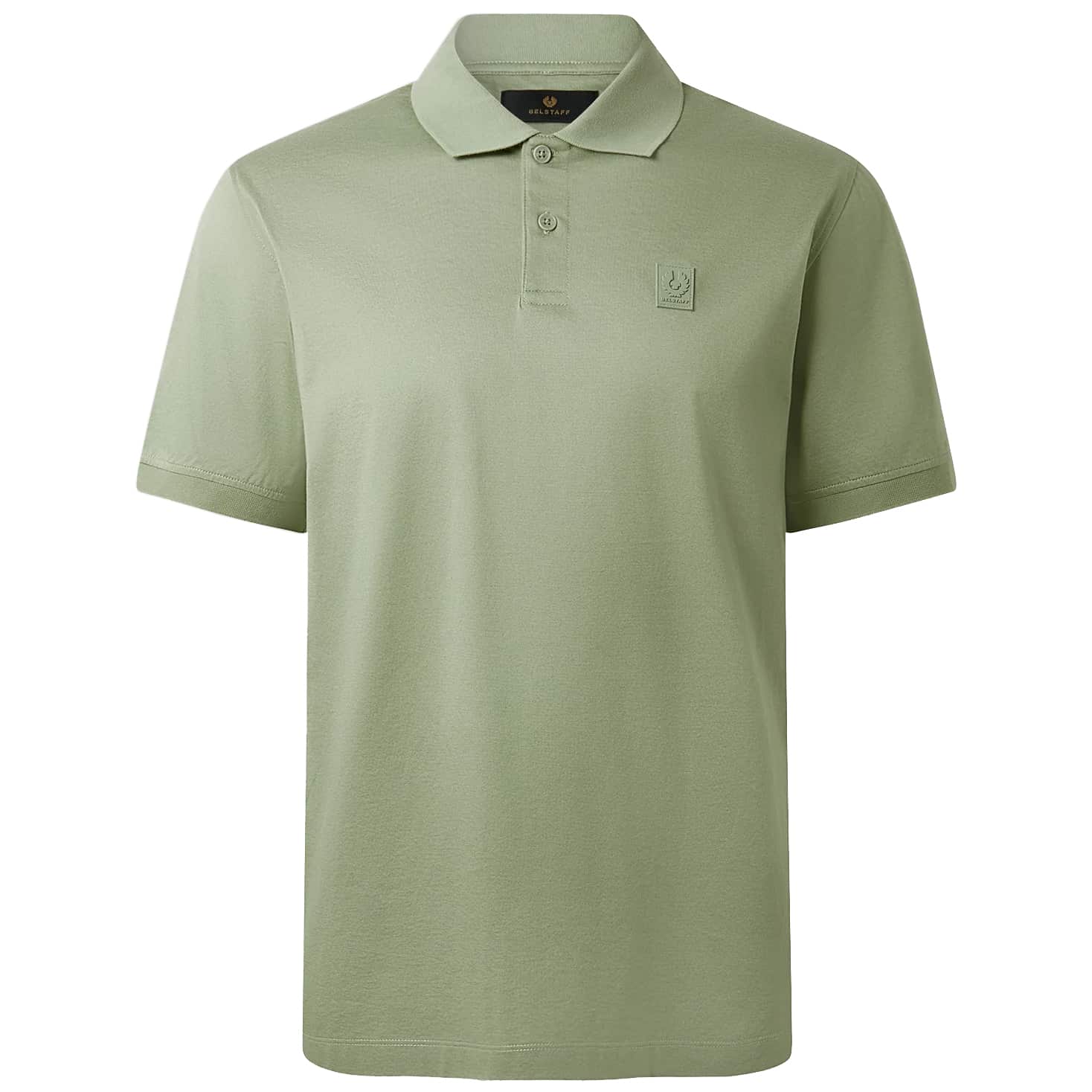 BELSTAFF STEEL MERCERISED COTTON POLO SHIRT