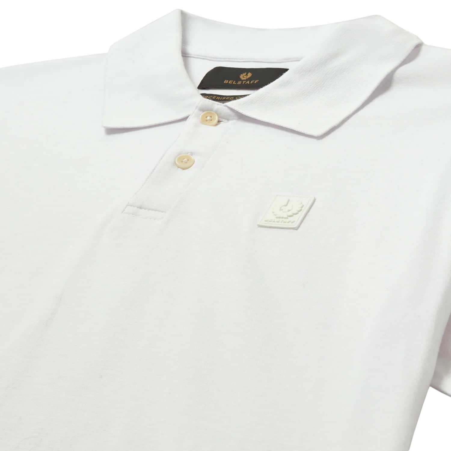 BELSTAFF STEEL MERCERISED COTTON POLO SHIRT - Image 2
