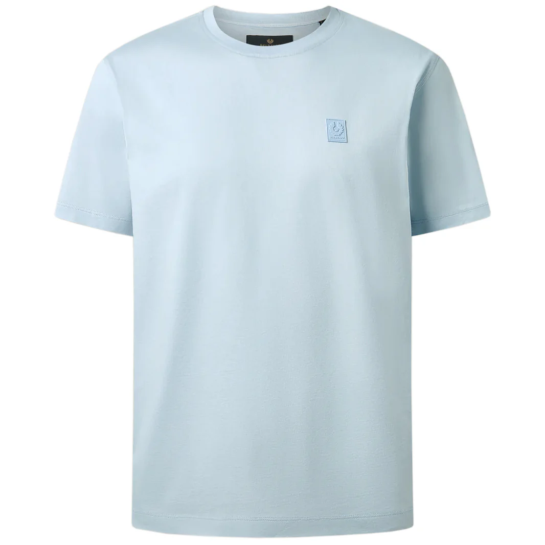 BELSTAFF STEEL MERCERISED COTTON T-SHIRT