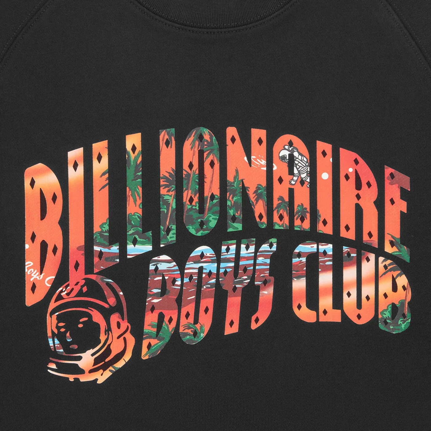 BILLIONAIRE BOYS CLUB TROPICAL ISLAND FILL ARCH LOGO SWEATSHIRT - Image 3