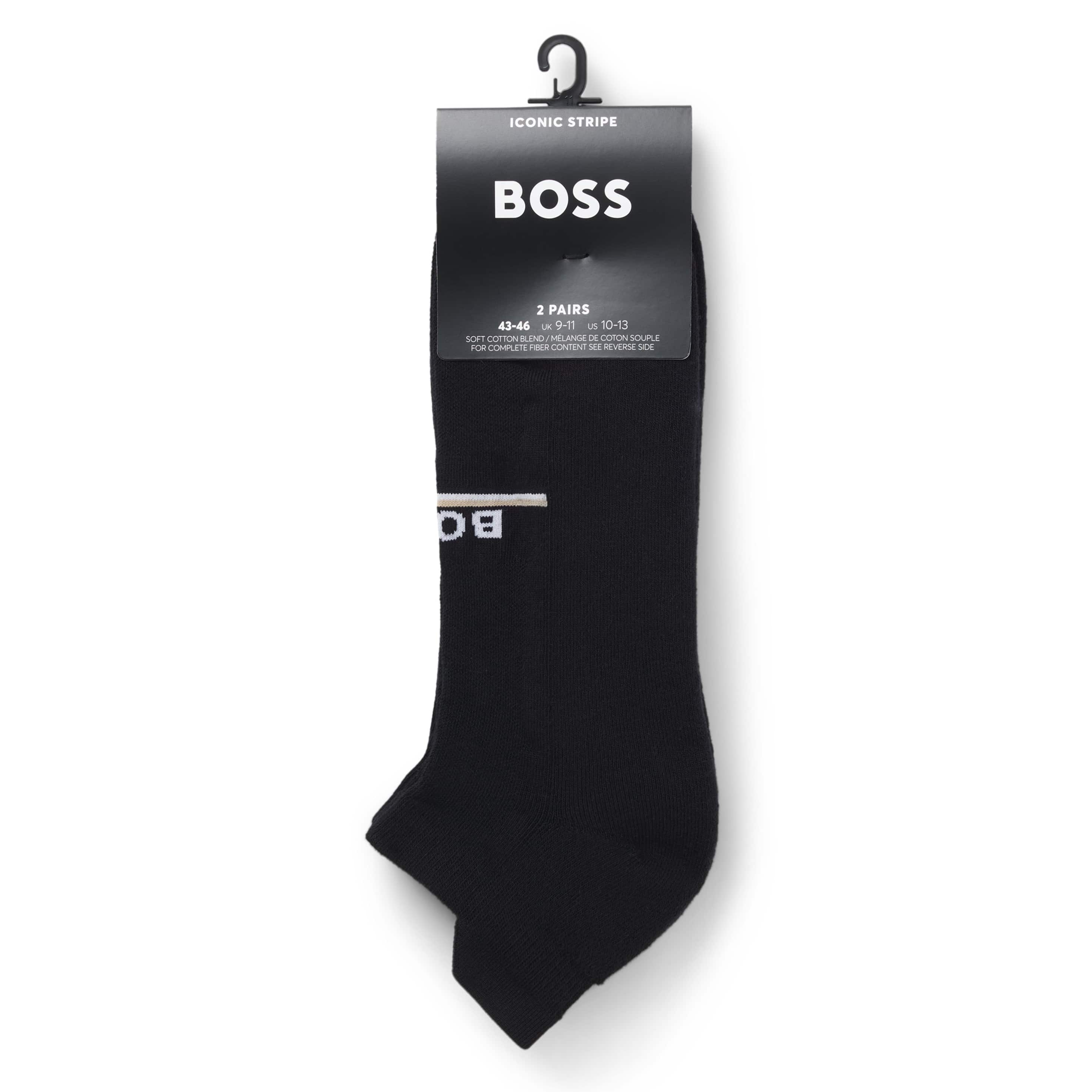 BOSS 2 PACK LOGO ANKLE-LENGTH SOCKS - Image 2