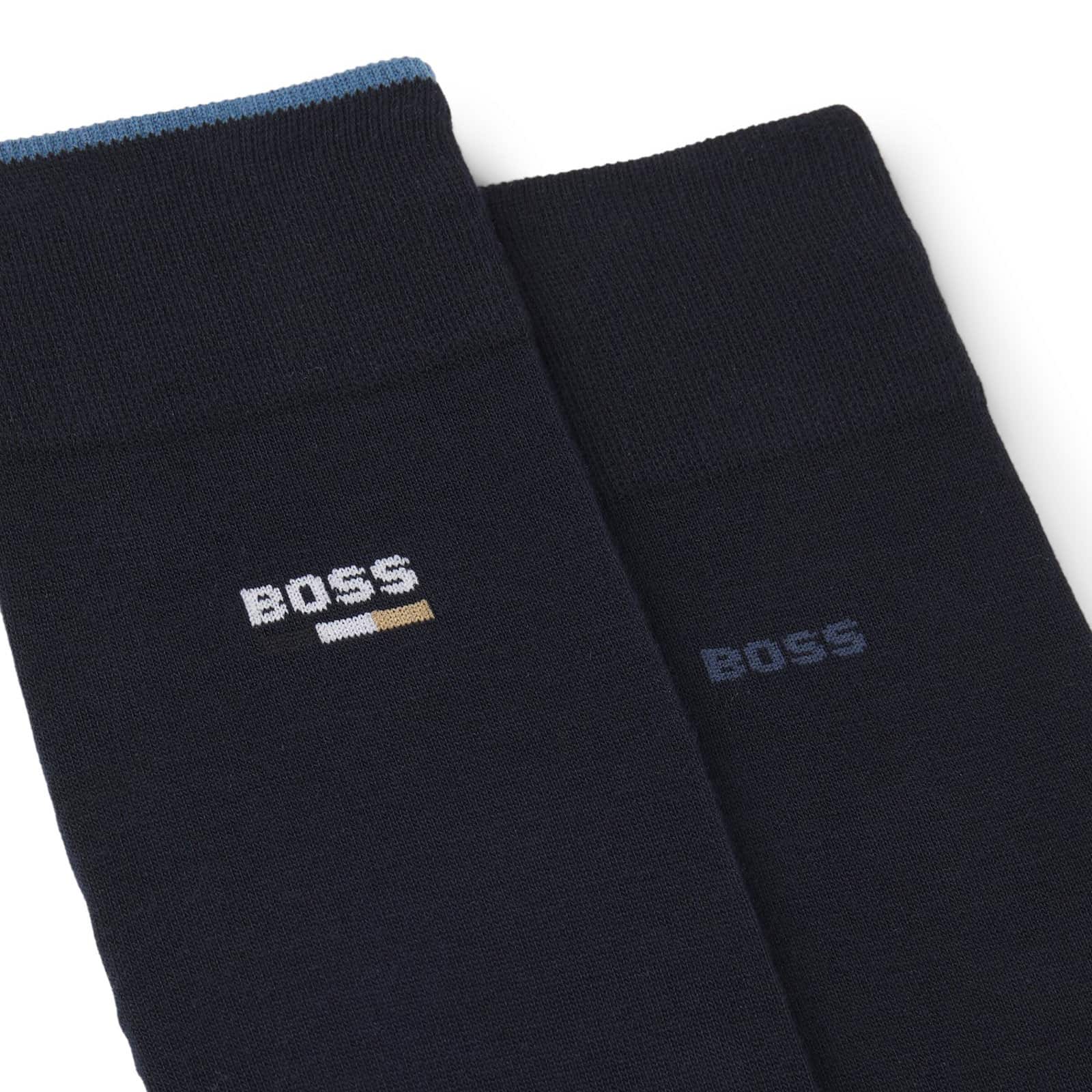 BOSS 2 PACK REGULAR LENGTH LOGO SOCKS - Image 2