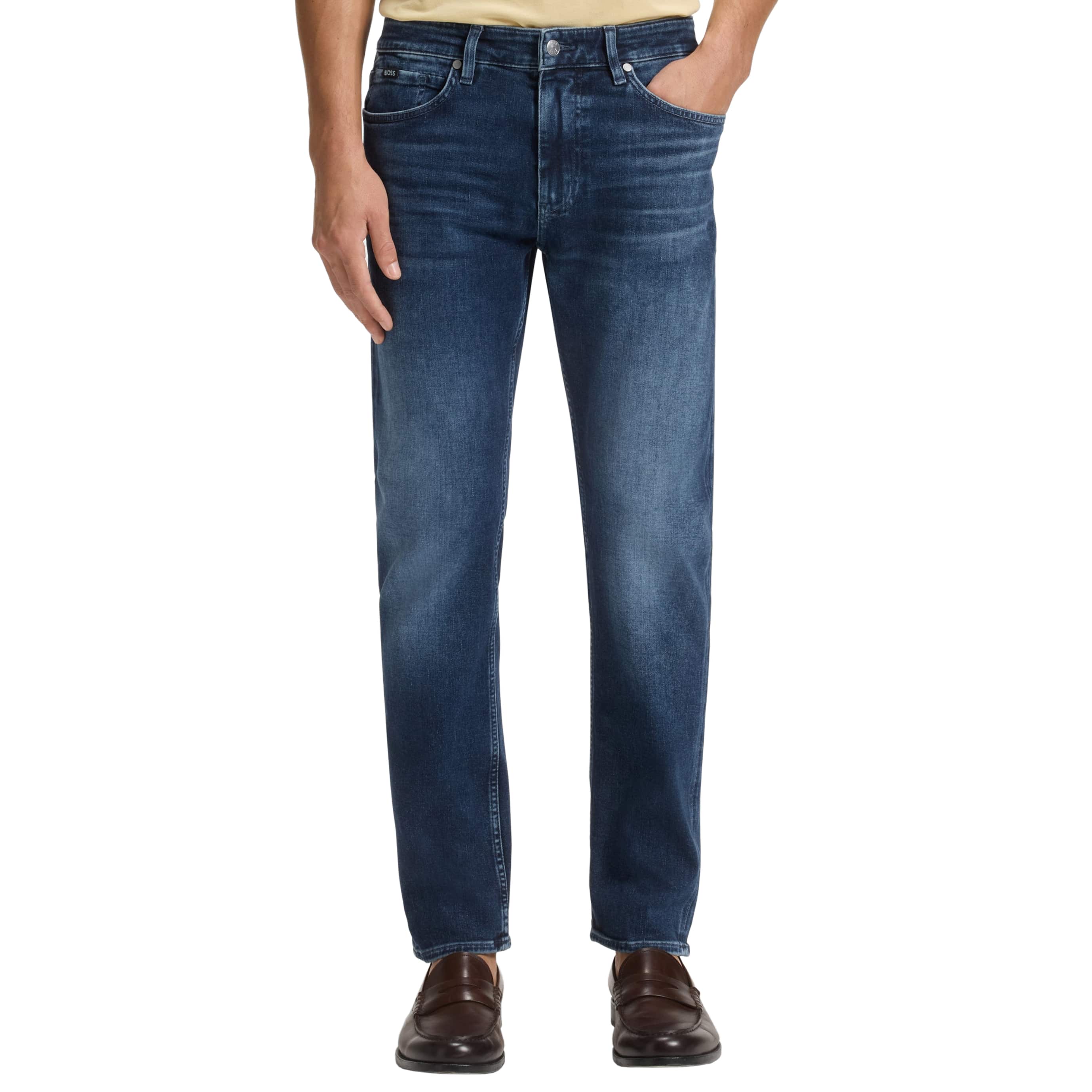 BOSS C-DELAWARE SOFT-TOUCH DENIM JEANS - Image 2