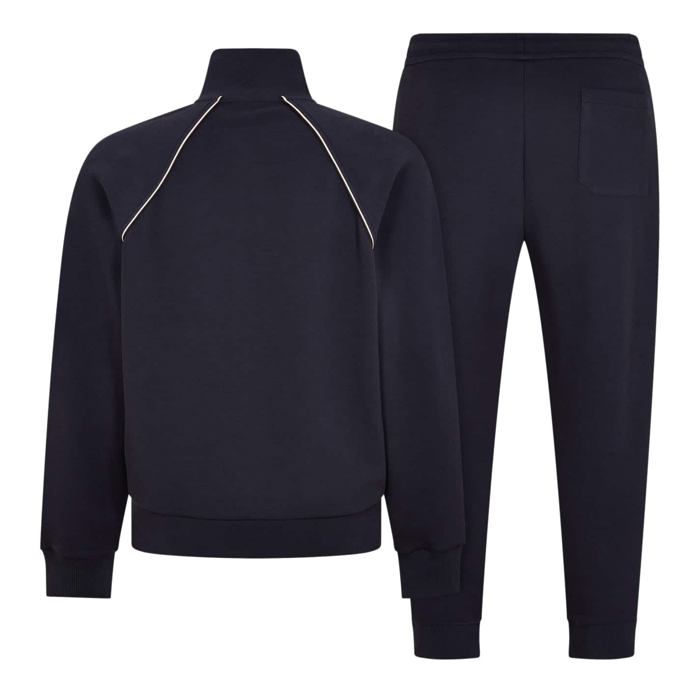 BOSS CONTRAST PIPING COTTON-BLEND TRACKSUIT SET - Image 2