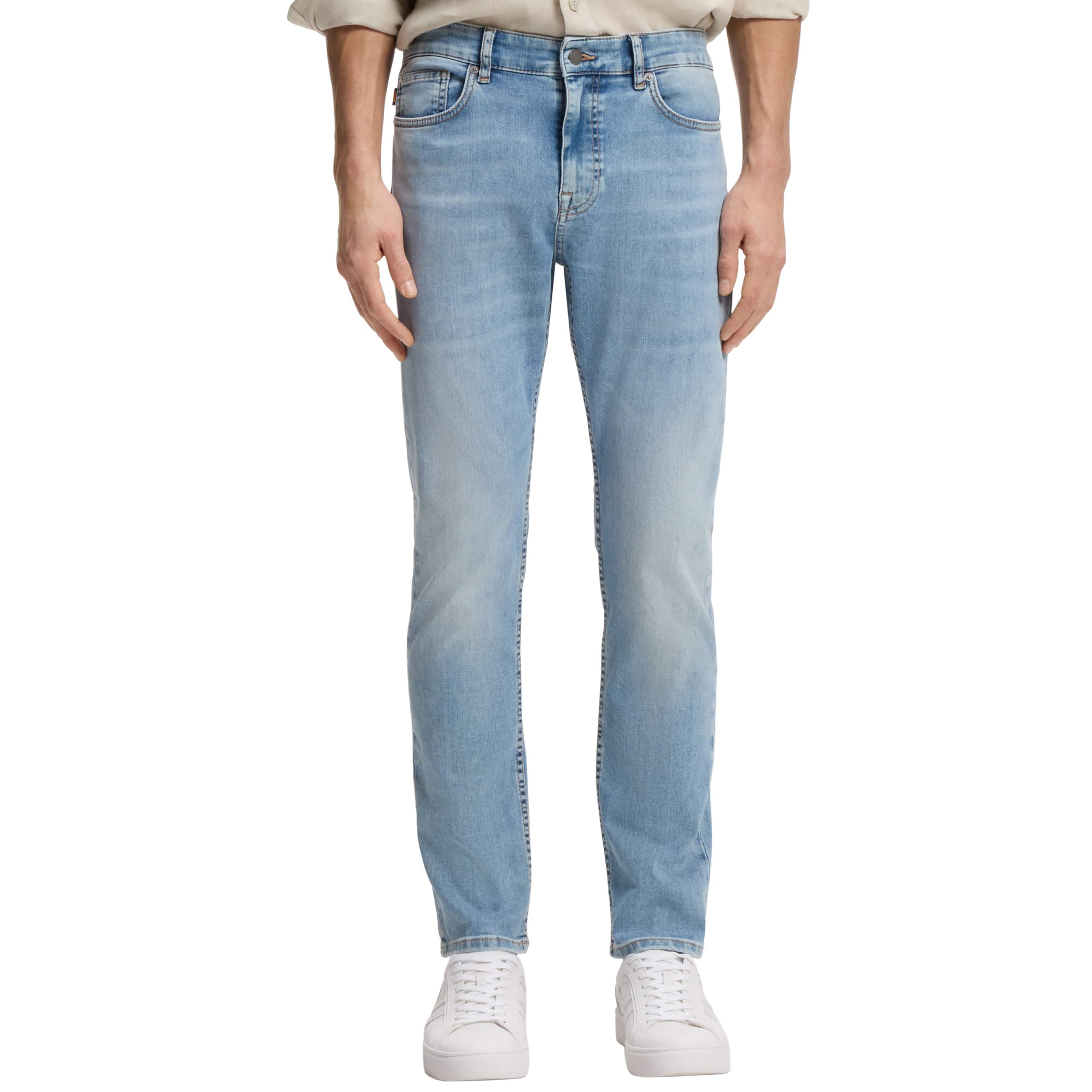 BOSS DELAWARE SOFT-MOTION SLIM-FIT JEANS - Image 2