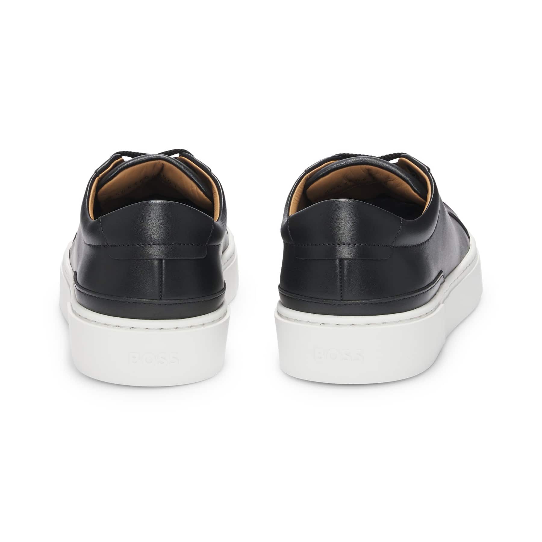 BOSS GARY TENN LEATHER LOW-TOP TRAINERS - Image 3