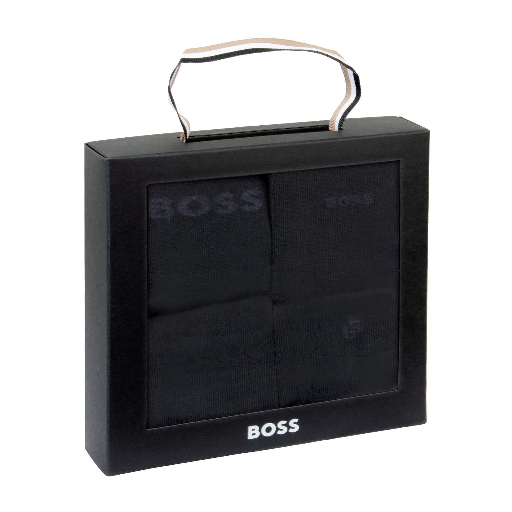 BOSS GIFT-BOXED REGULAR-LENGTH FOUR-PACK SOCKS - Image 2