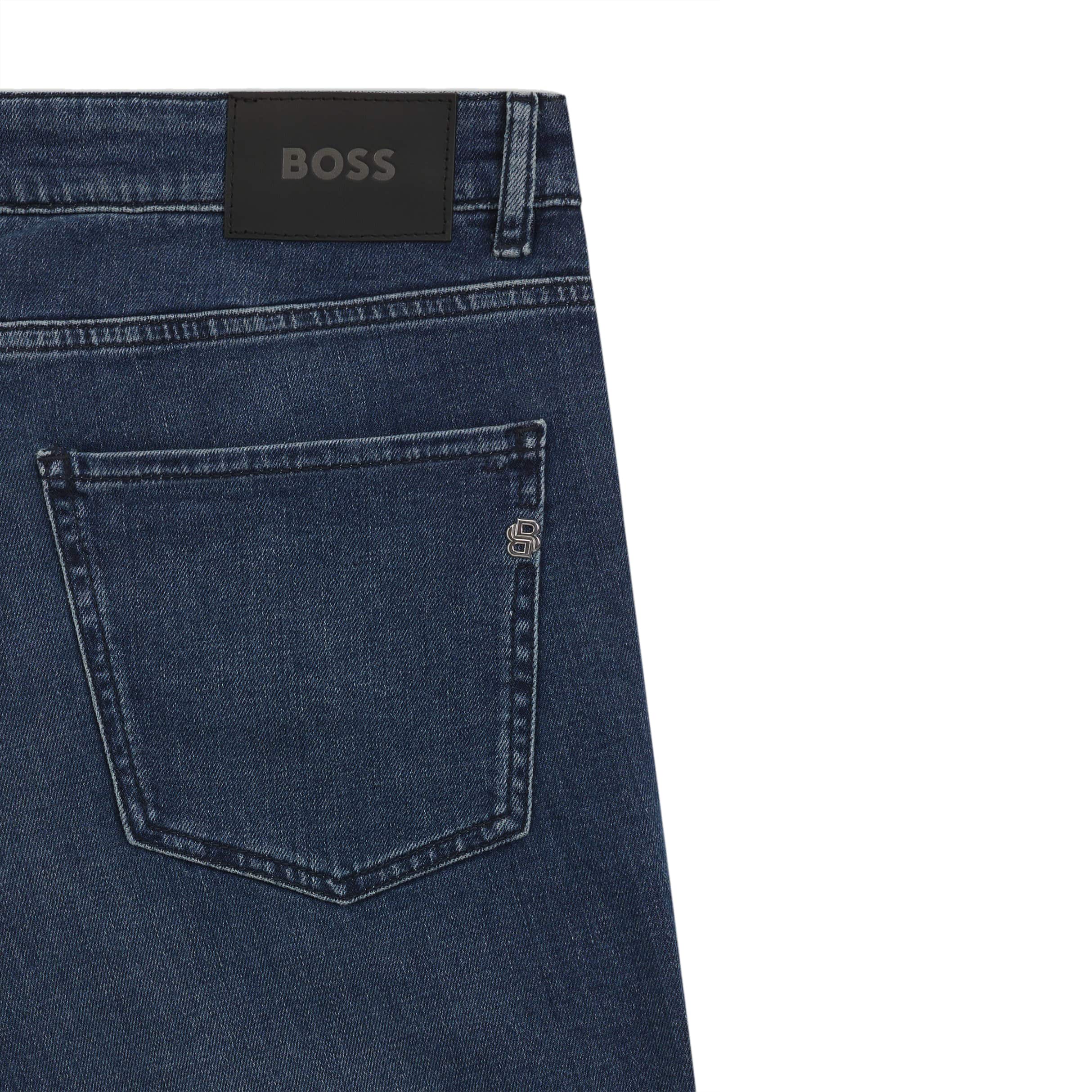 BOSS H-DELAWARE COMFORT-STRETCH SLIM-FIT JEANS - Image 3
