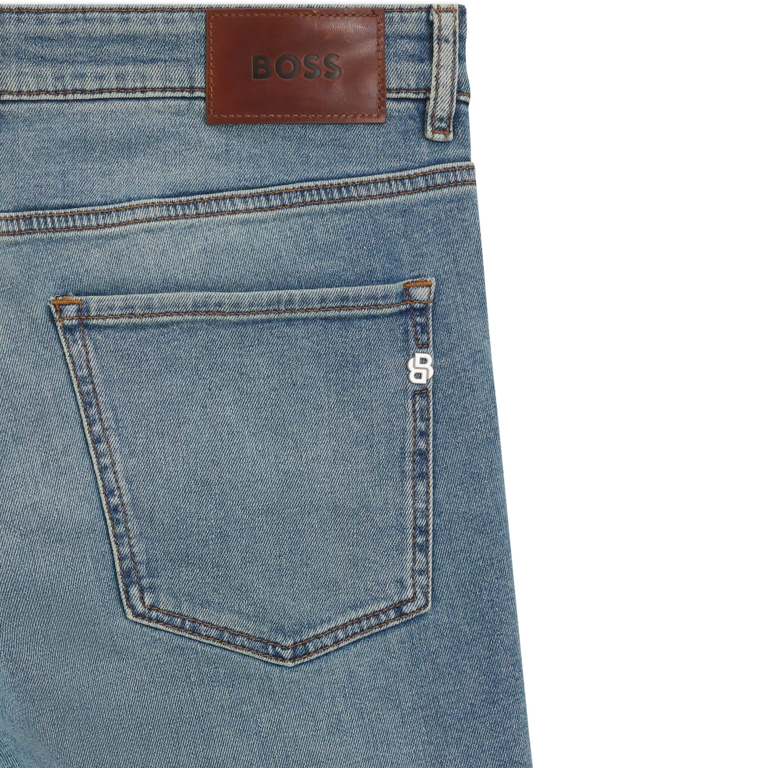 BOSS H-DELAWARE COMFORT-STRETCH SLIM-FIT JEANS - Image 3