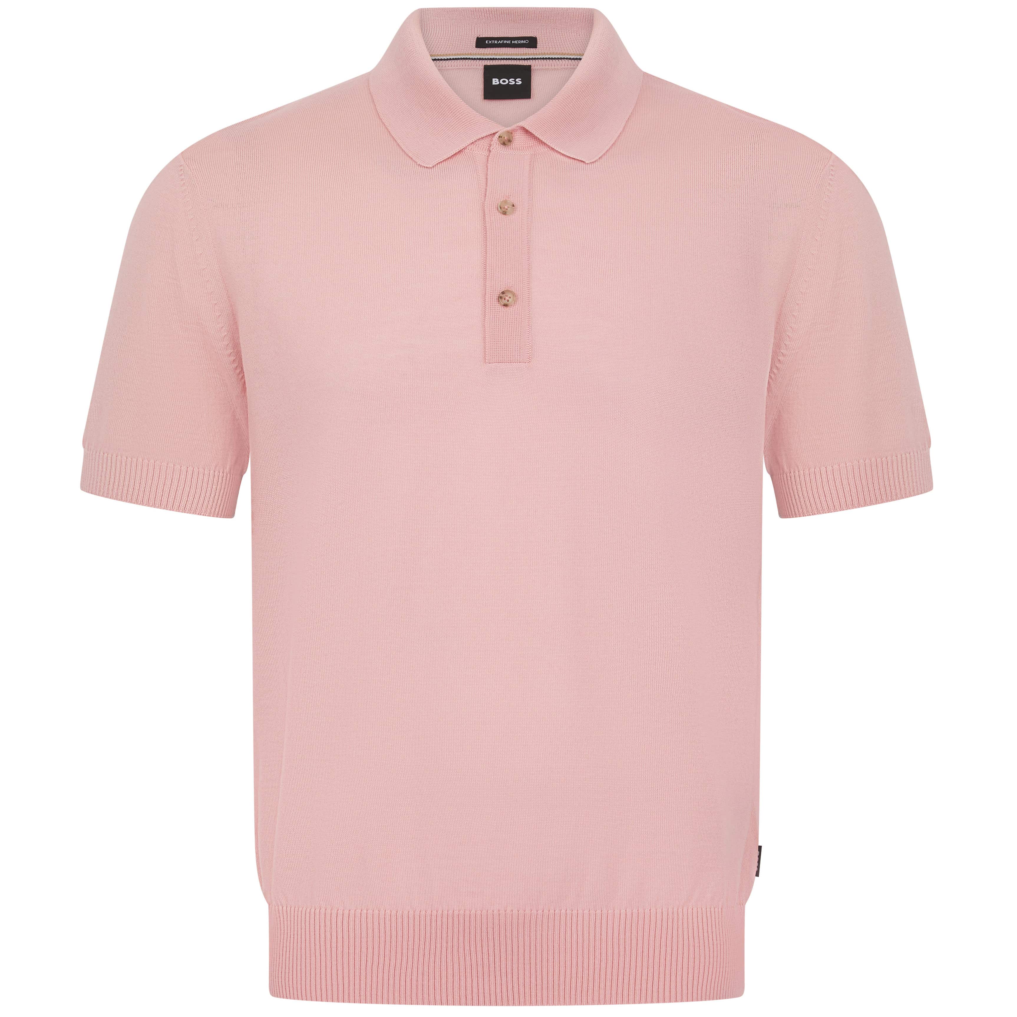 BOSS H-NOLANO VIRGIN WOOL KNIT POLO
