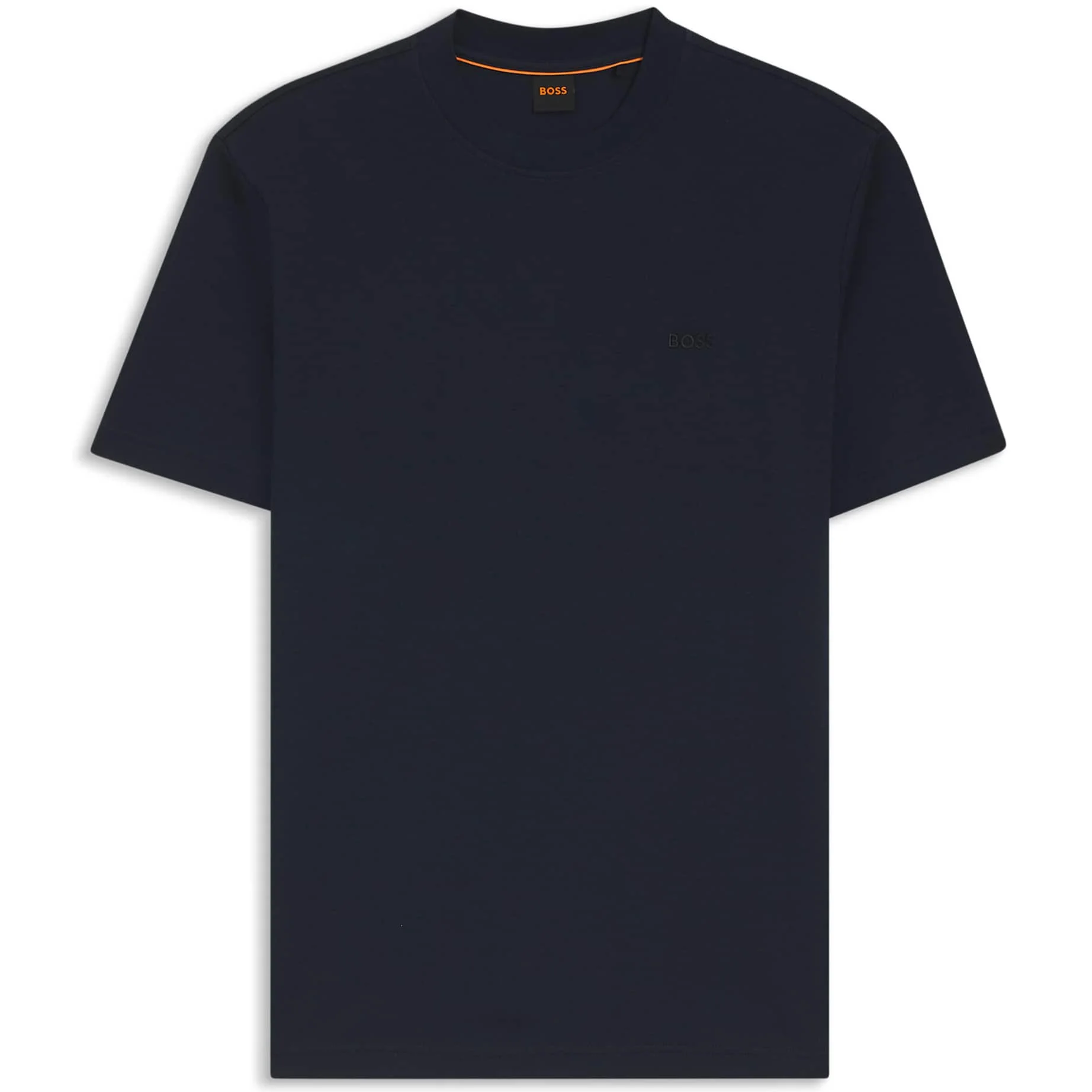 BOSS INTERLOCK-COTTON T-SHIRT