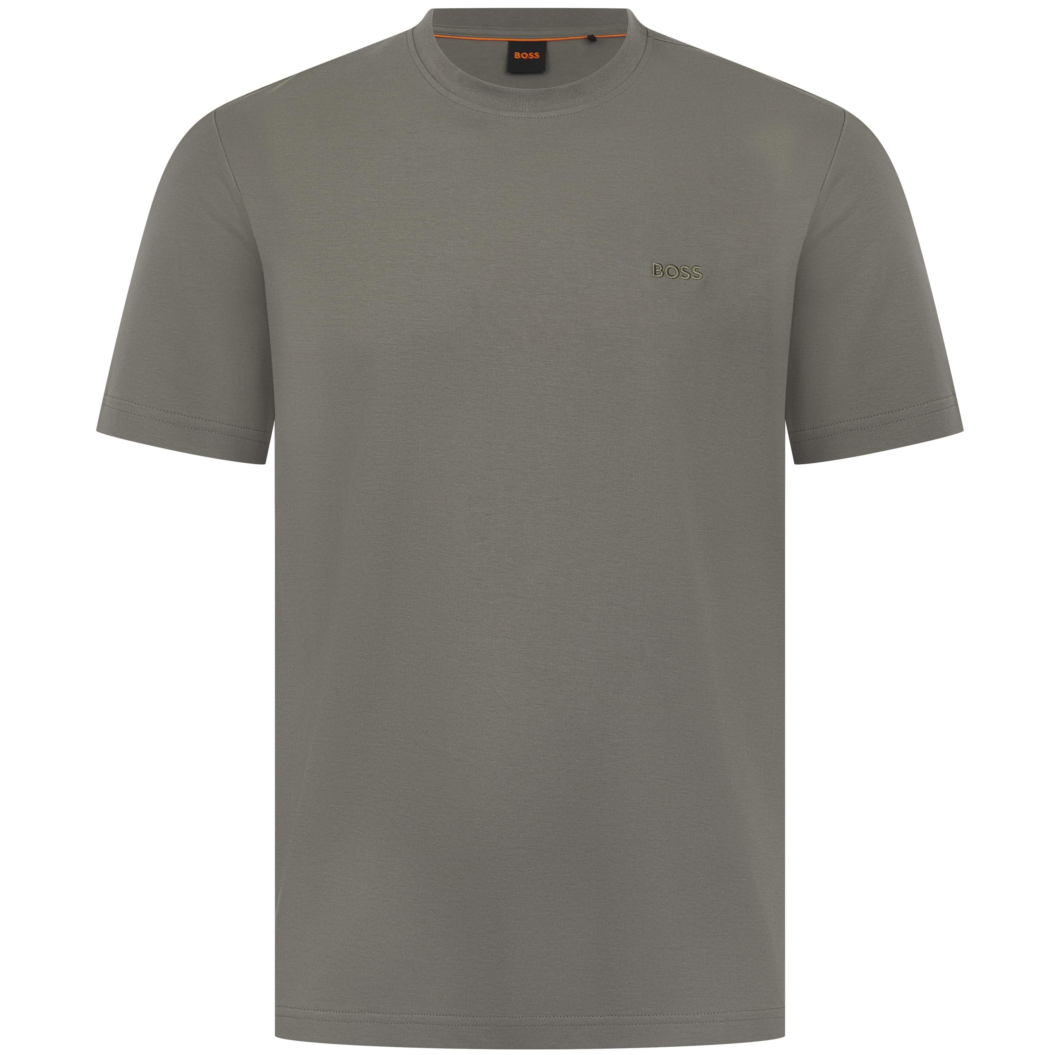 BOSS INTERLOCK-COTTON T-SHIRT