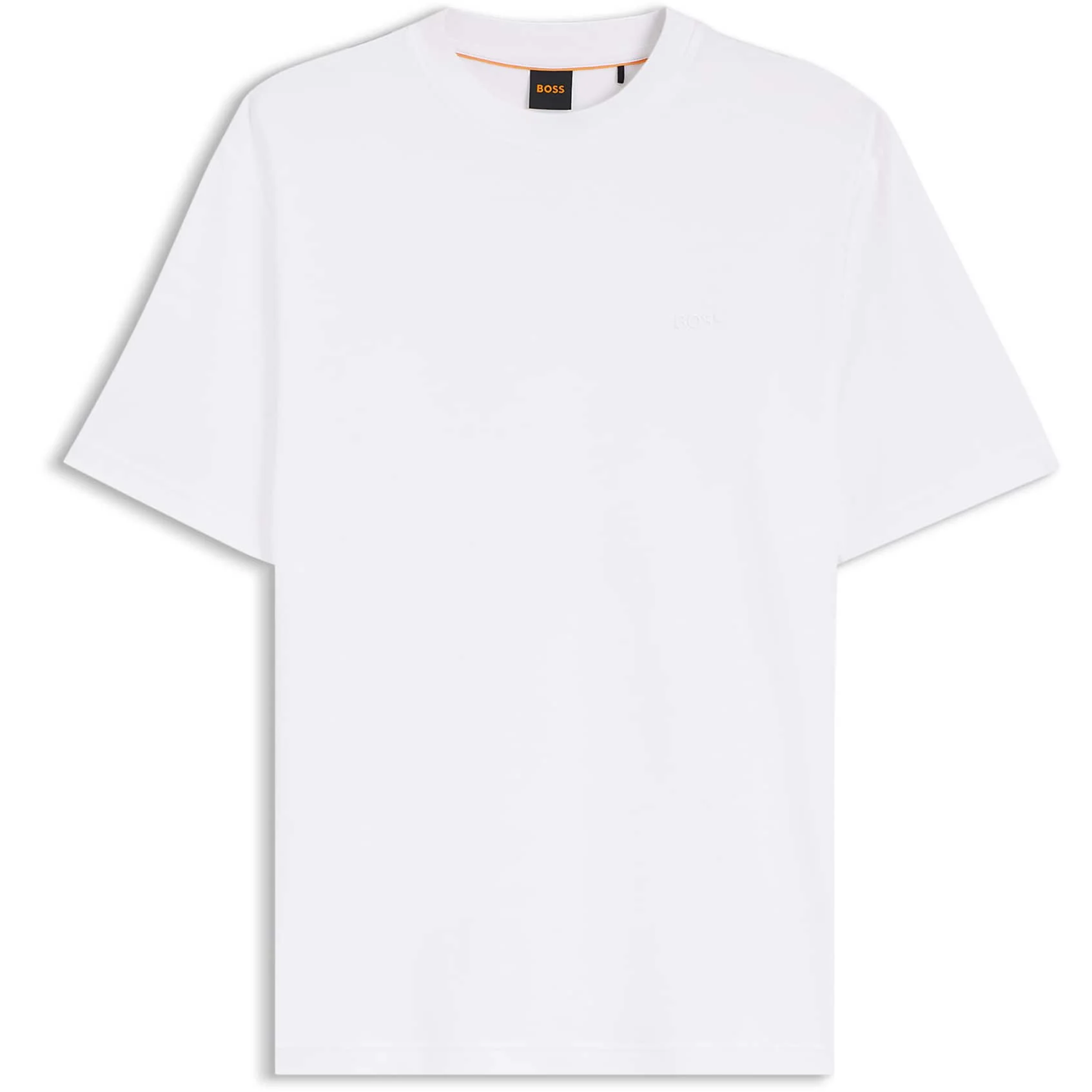 BOSS INTERLOCK-COTTON T-SHIRT
