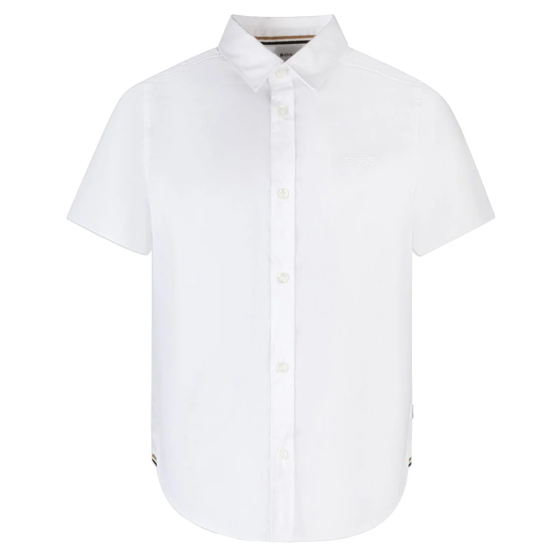 BOSS KIDS OXFORD SHORT SLEEVE SHIRT