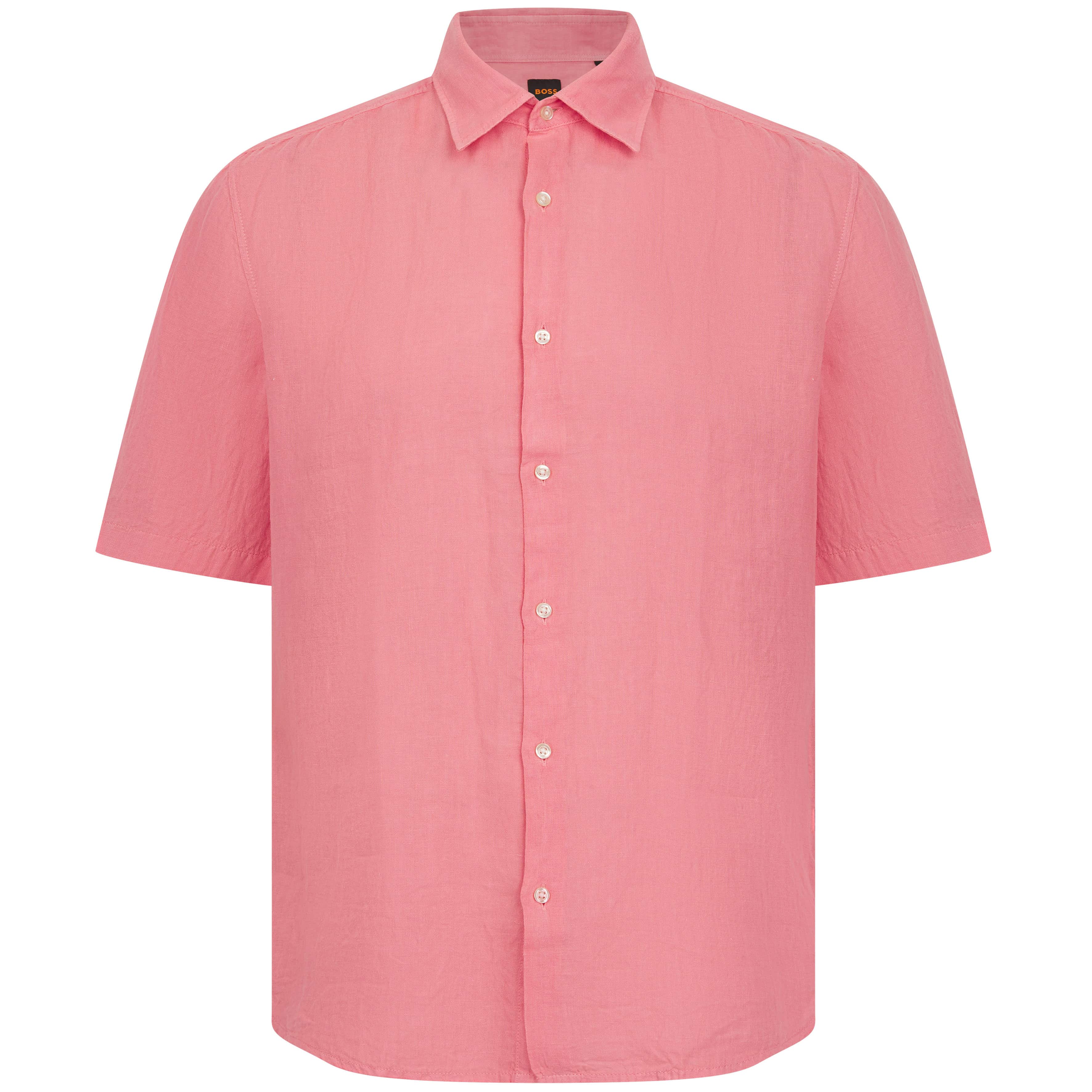 BOSS RASH_2 OXFORD COTTON SHORT SLEEVE SHIRT