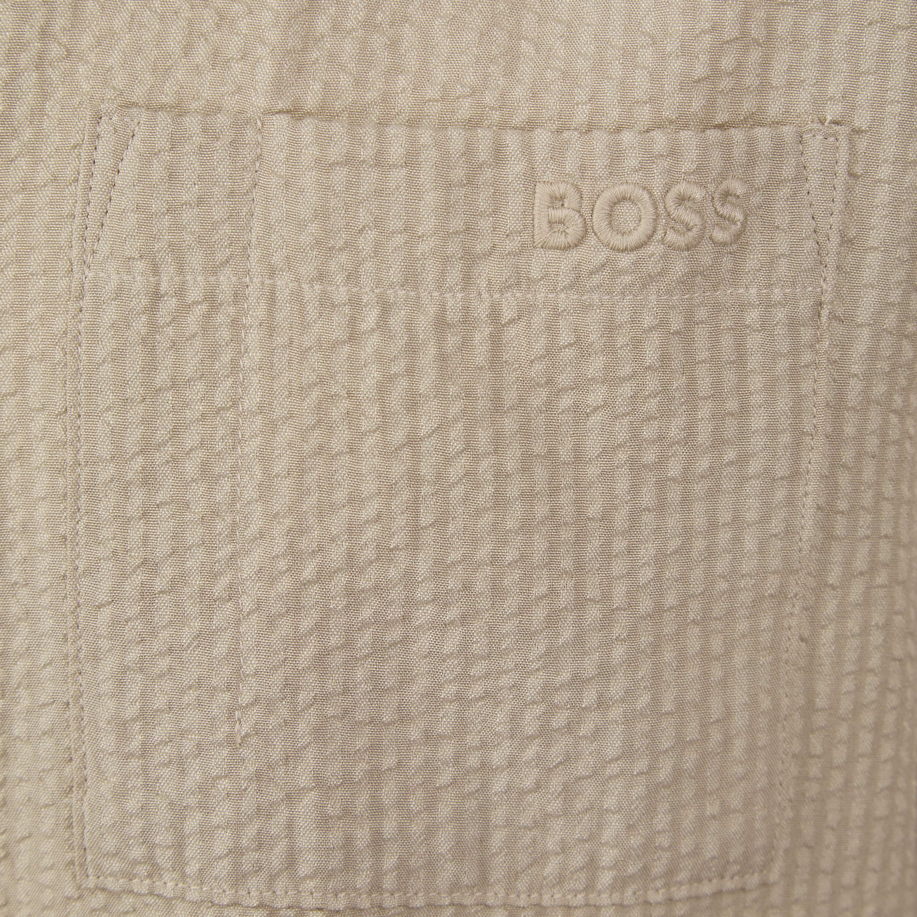 BOSS RELAX SEERSUCKER FABRIC REGULAR-FIT SHIRT - Image 3