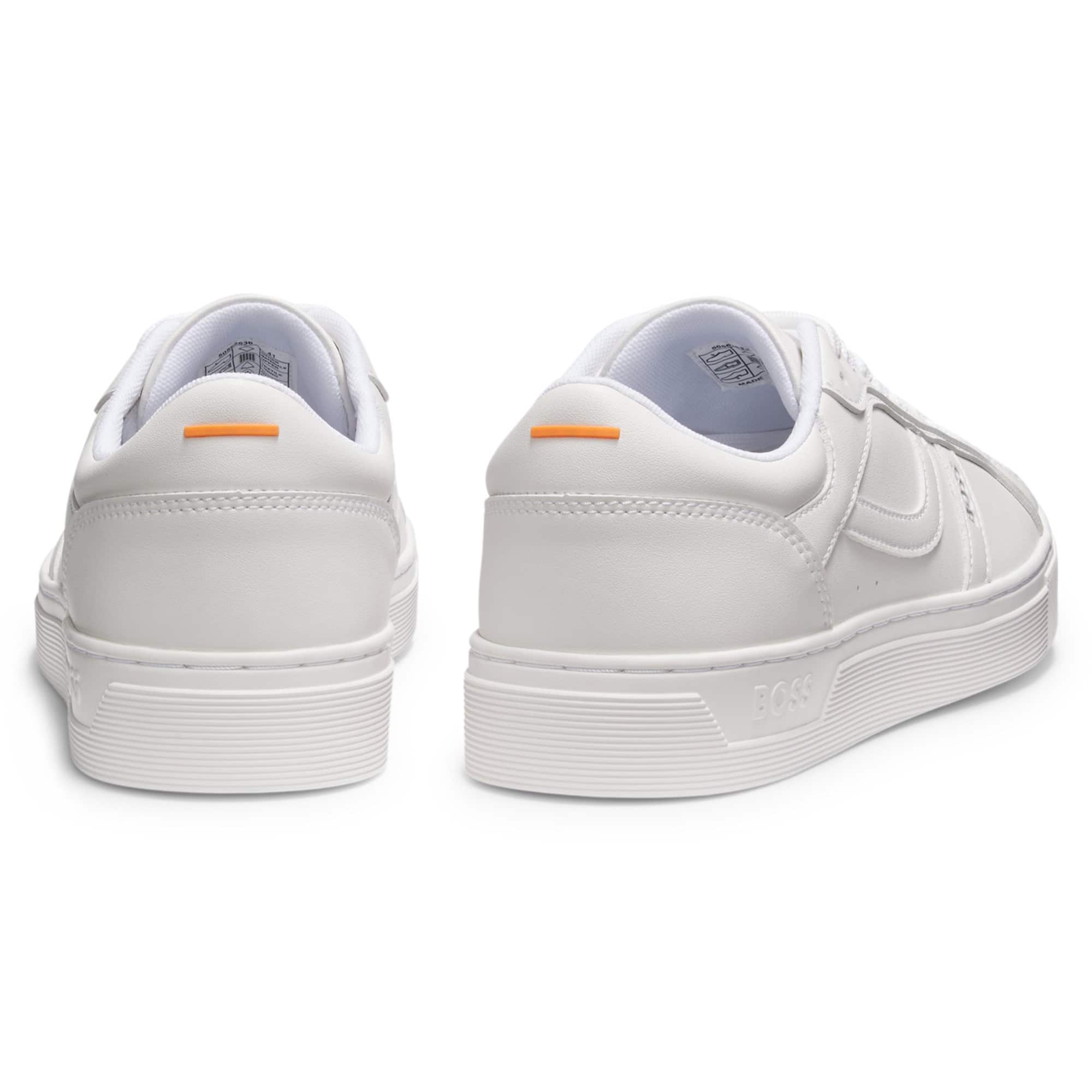 BOSS RHYS FAUX NAPPA LEATHER TRAINERS - Image 3
