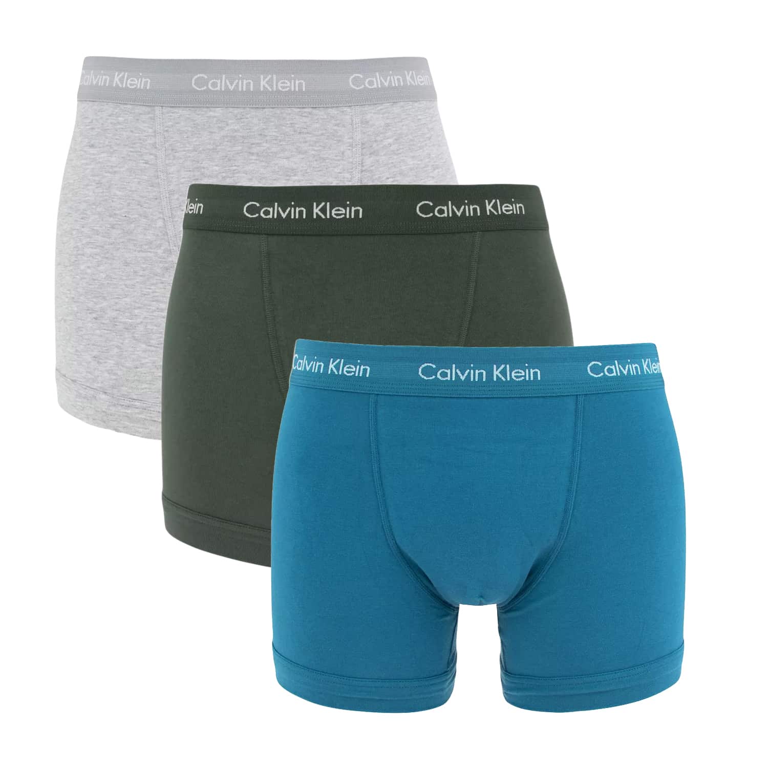 CALVIN KLEIN 3 PACK COTTON STRETCH TRUNKS