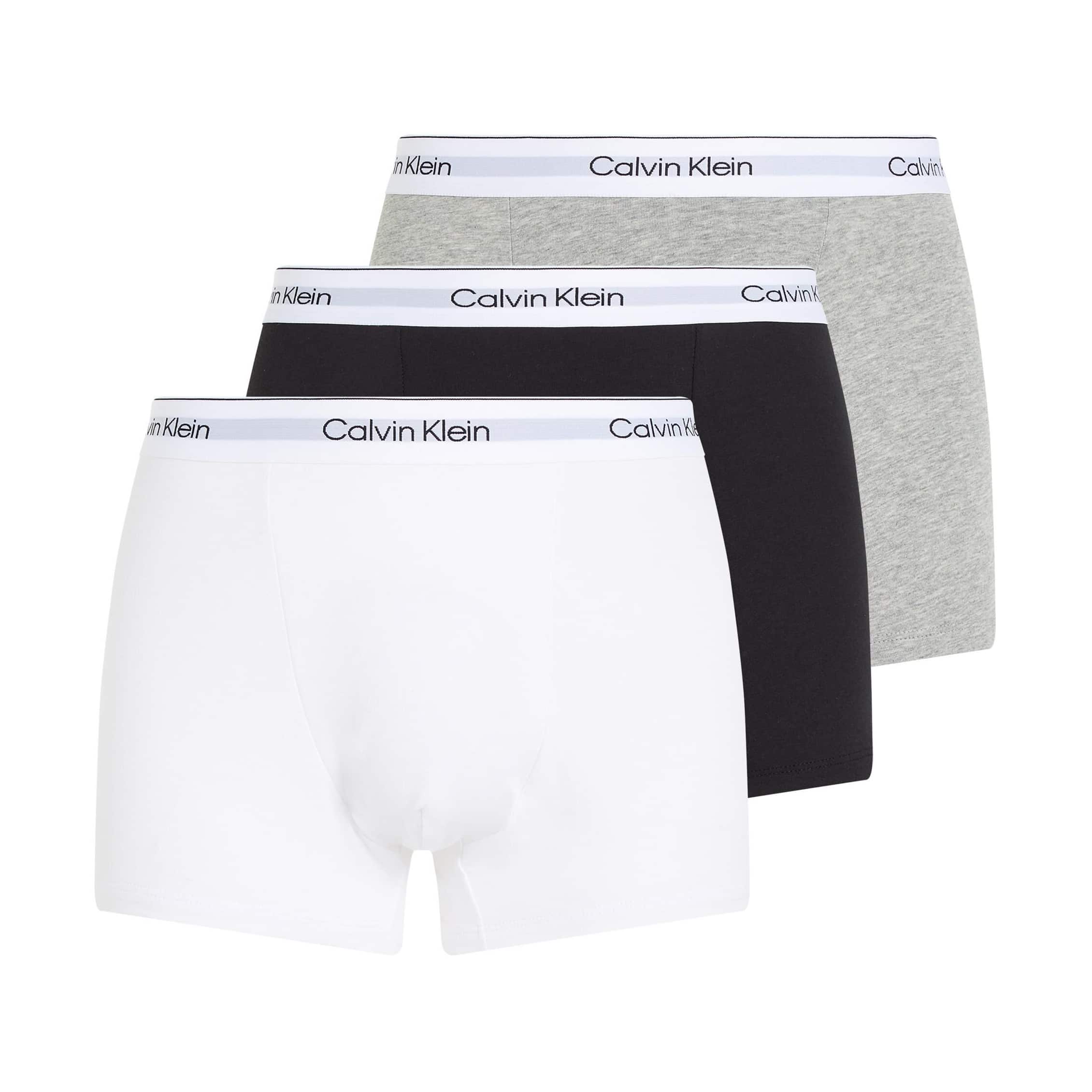 CALVIN KLEIN ICON COTTON STRETCH 3 PACK TRUNKS