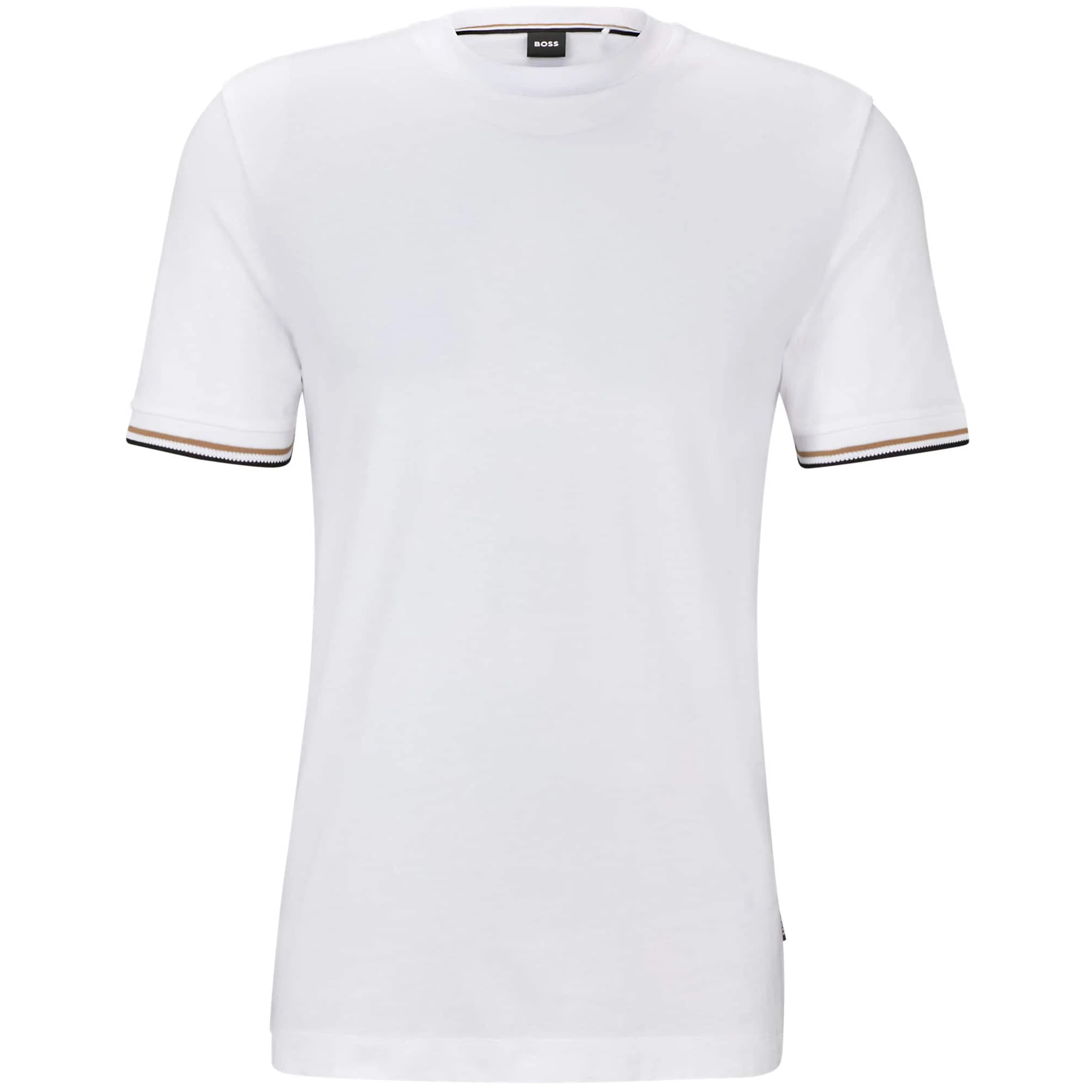 BOSS THOMPSON 04 SIGNATURE STRIPE CUFFS T-SHIRT