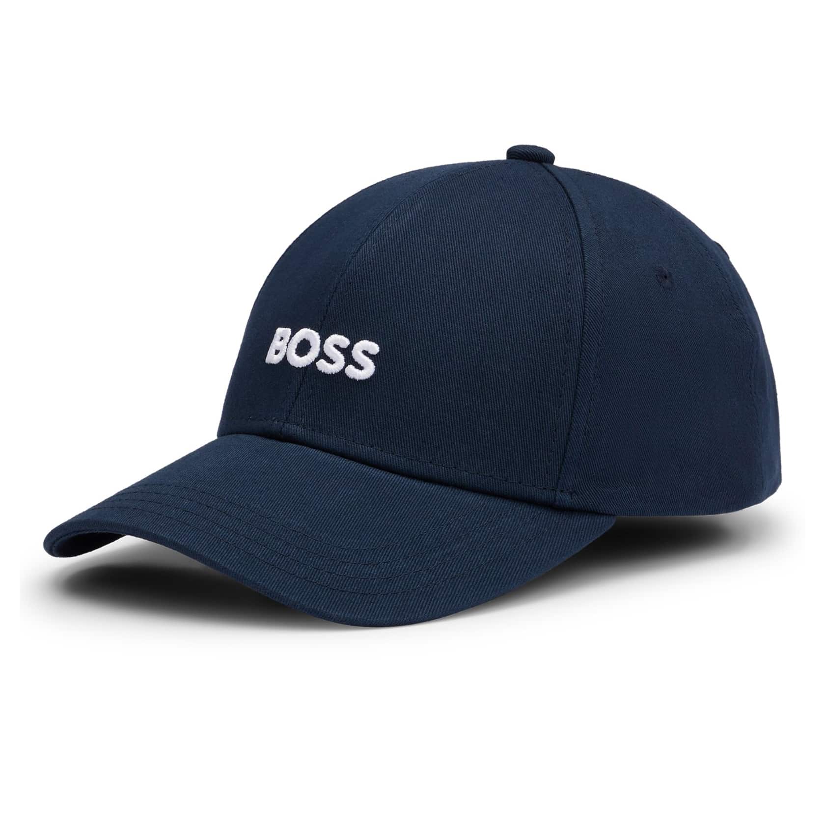 BOSS ZED EMBROIDERED LOGO COTTON-TWILL BASEBALL CAP