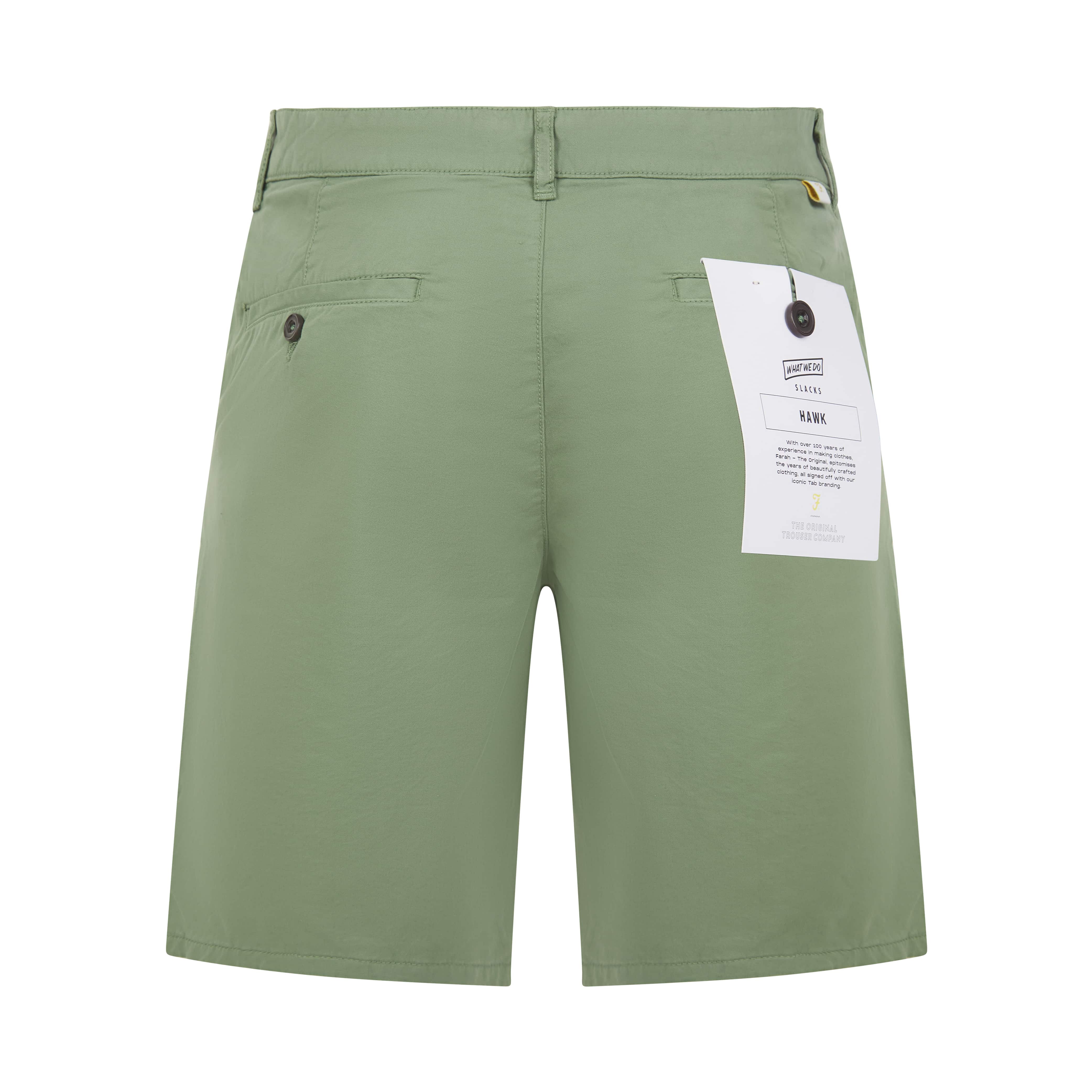 FARAH HAWK GARMENT DYED CHINO SHORTS - Image 2