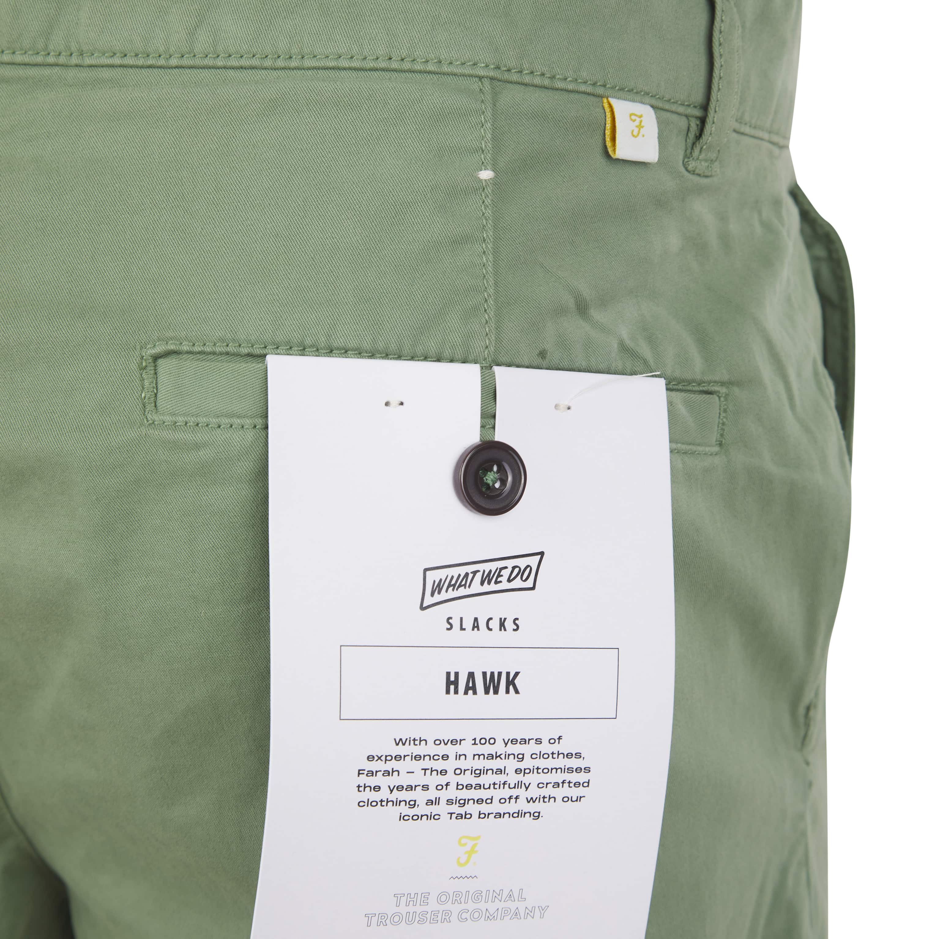 FARAH HAWK GARMENT DYED CHINO SHORTS - Image 3