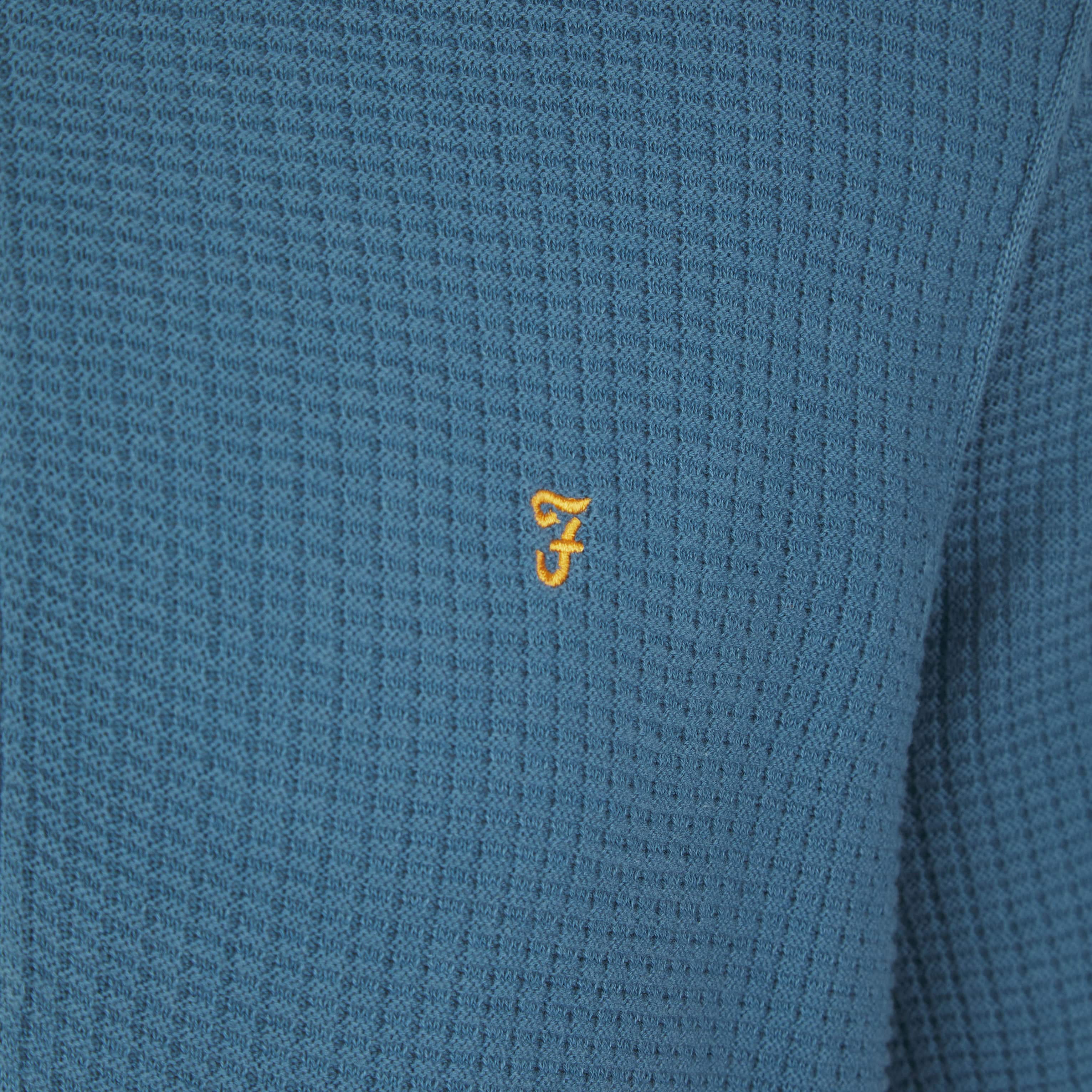FARAH THORNLEY KNITTED POLO SHIRT - Image 2