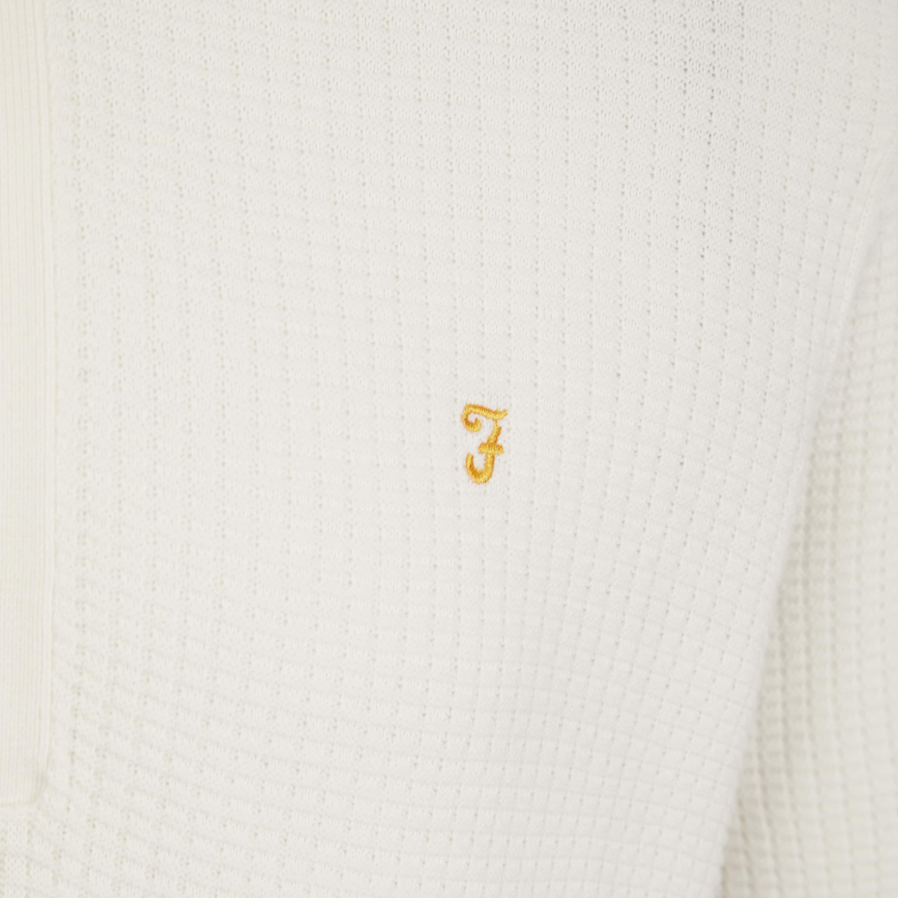 FARAH THORNLEY KNITTED POLO SHIRT - Image 2