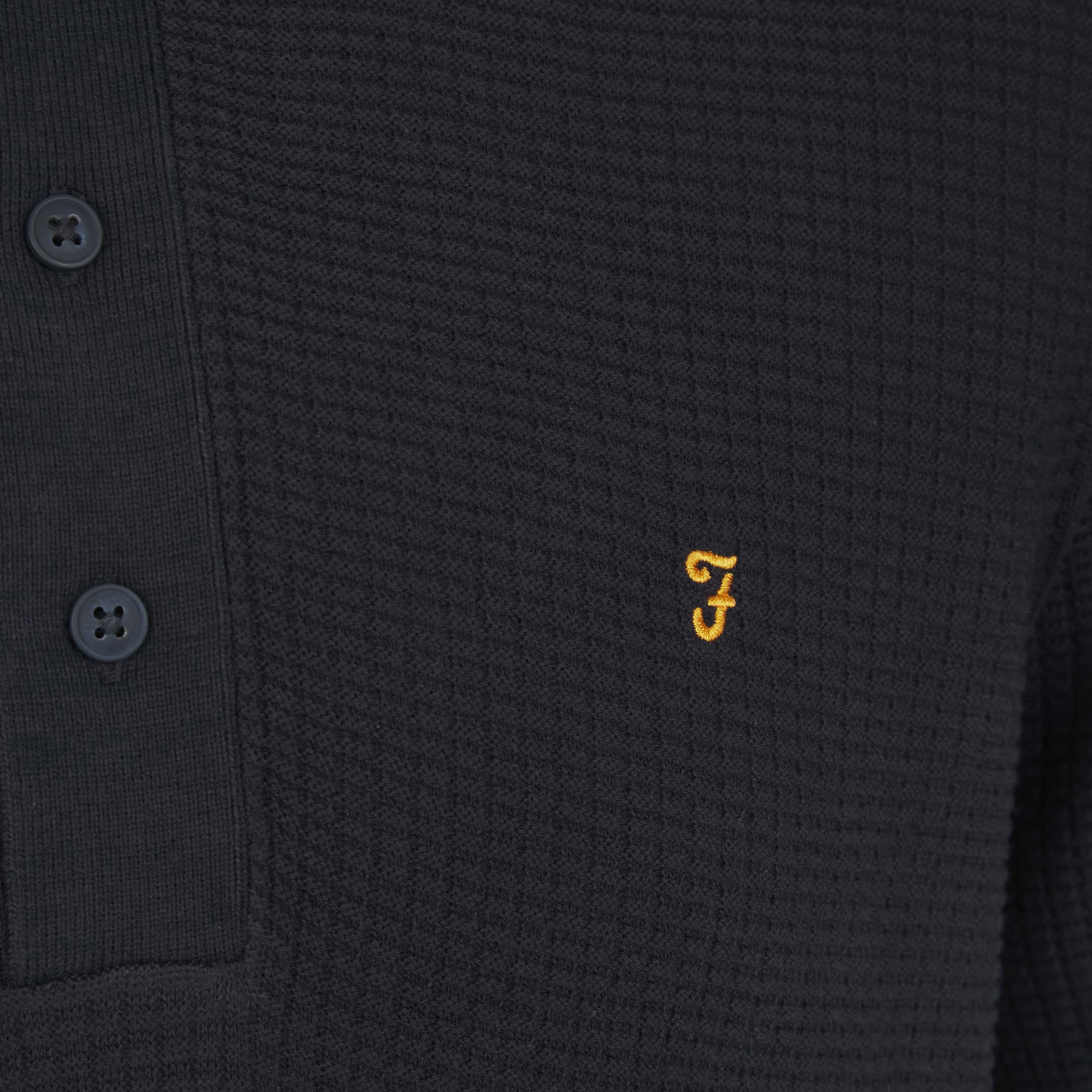 FARAH THORNLEY KNITTED POLO SHIRT - Image 3