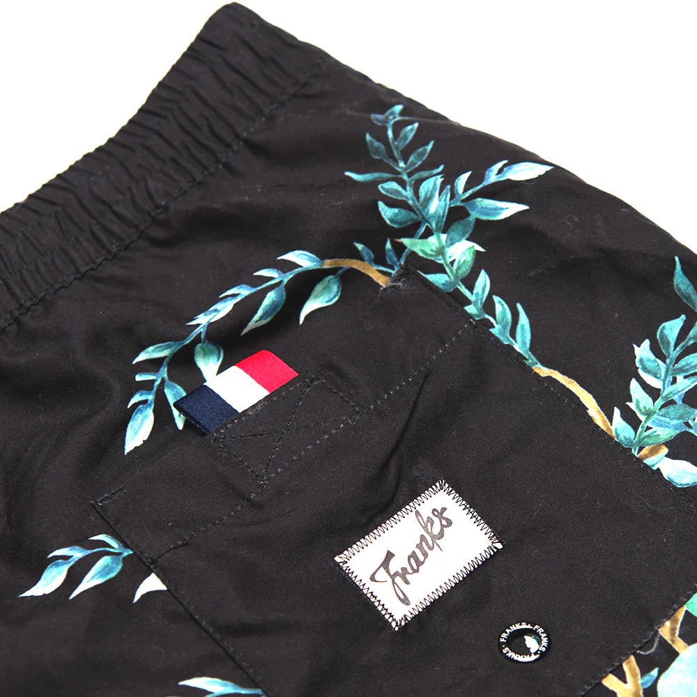 FRANKS AUSTRALIA DAINTREE CHARCOAL SWIM SHORTS - Image 3