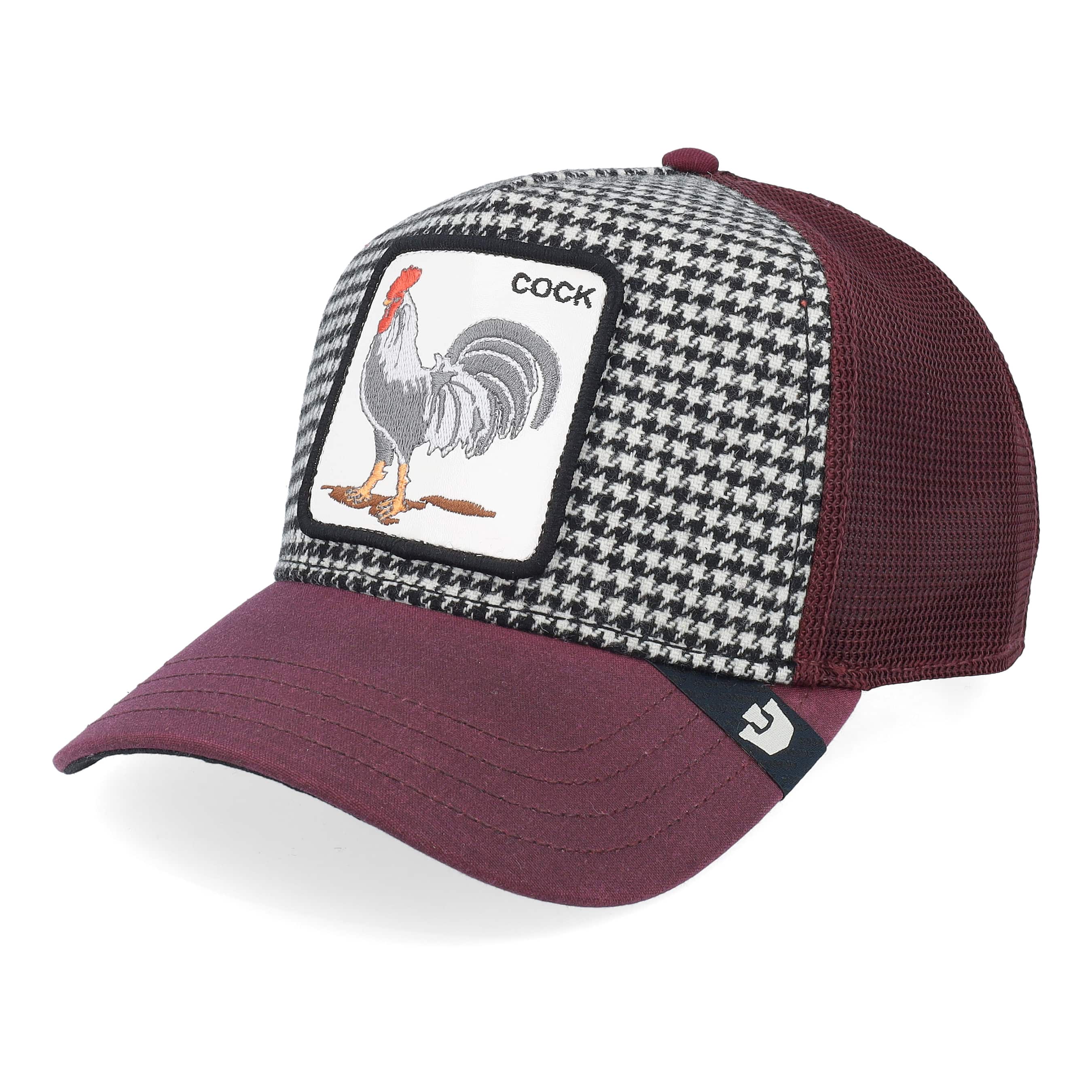 GOORIN BROS. DAPPER ROOSTER HOUNDSTOOTH TRUCKER HAT - Image 2