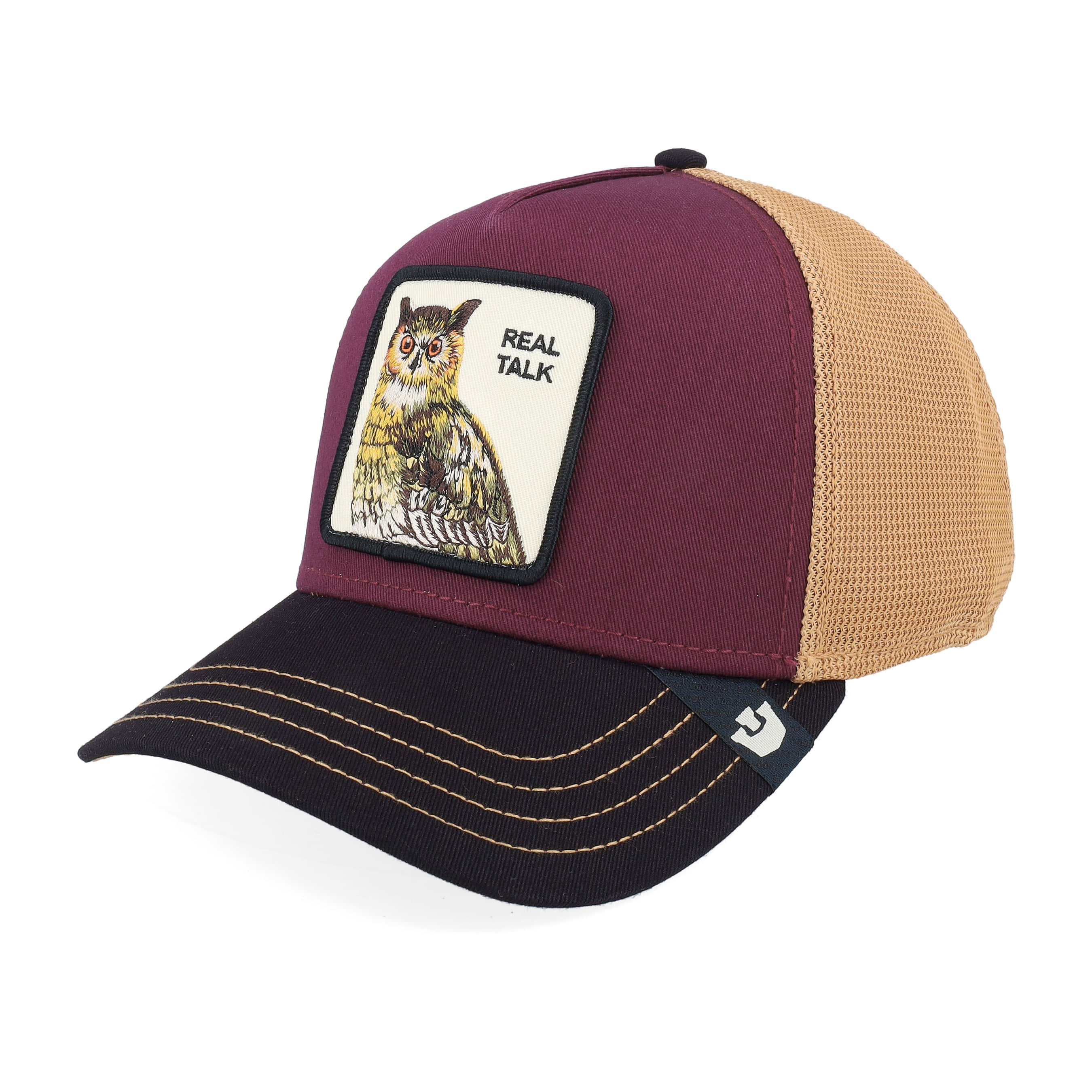 GOORIN BROS. TRICOLOR OWL TRI TONE TRUCKER HAT - Image 2