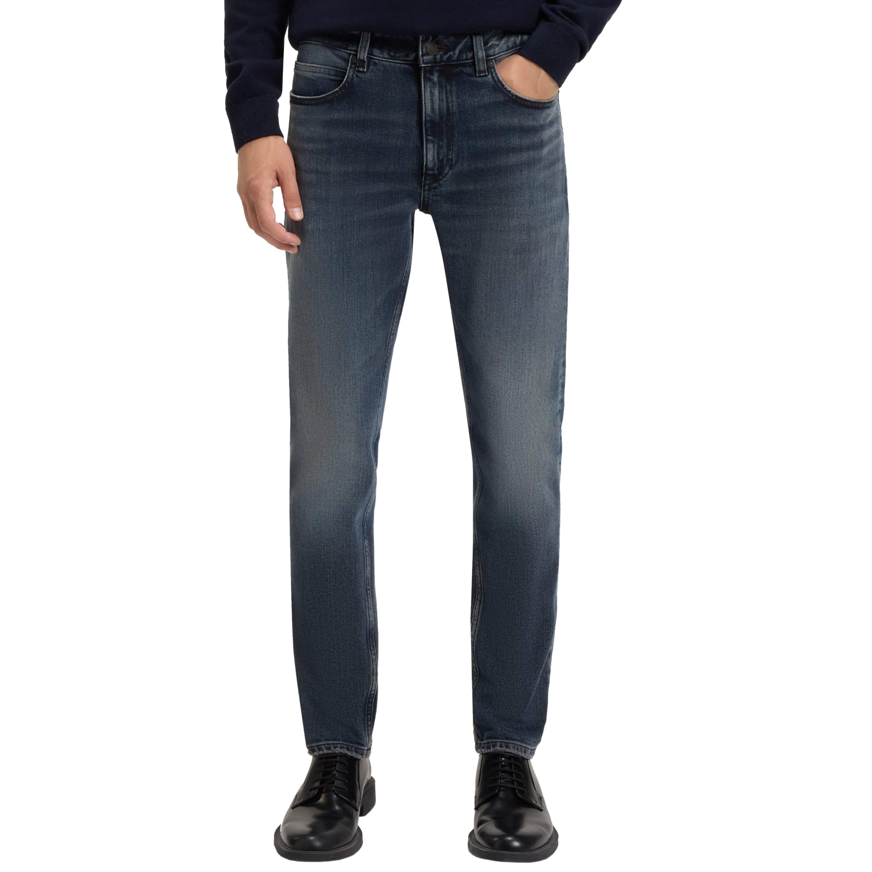 HUGO 734 EXTRA SLIM FIT STRETCH DENIM JEANS - Image 2