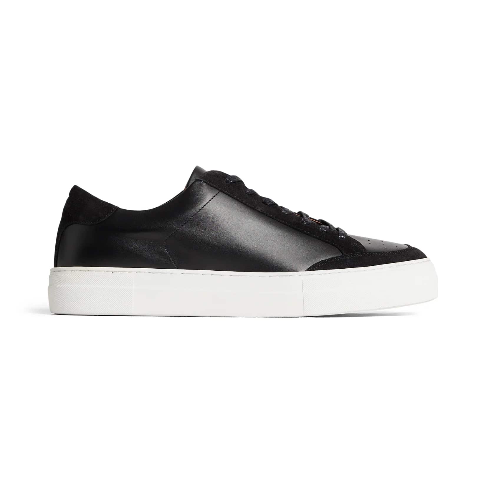 J. LINDEBERG ART SIGNATURE LEATHER TRAINERS