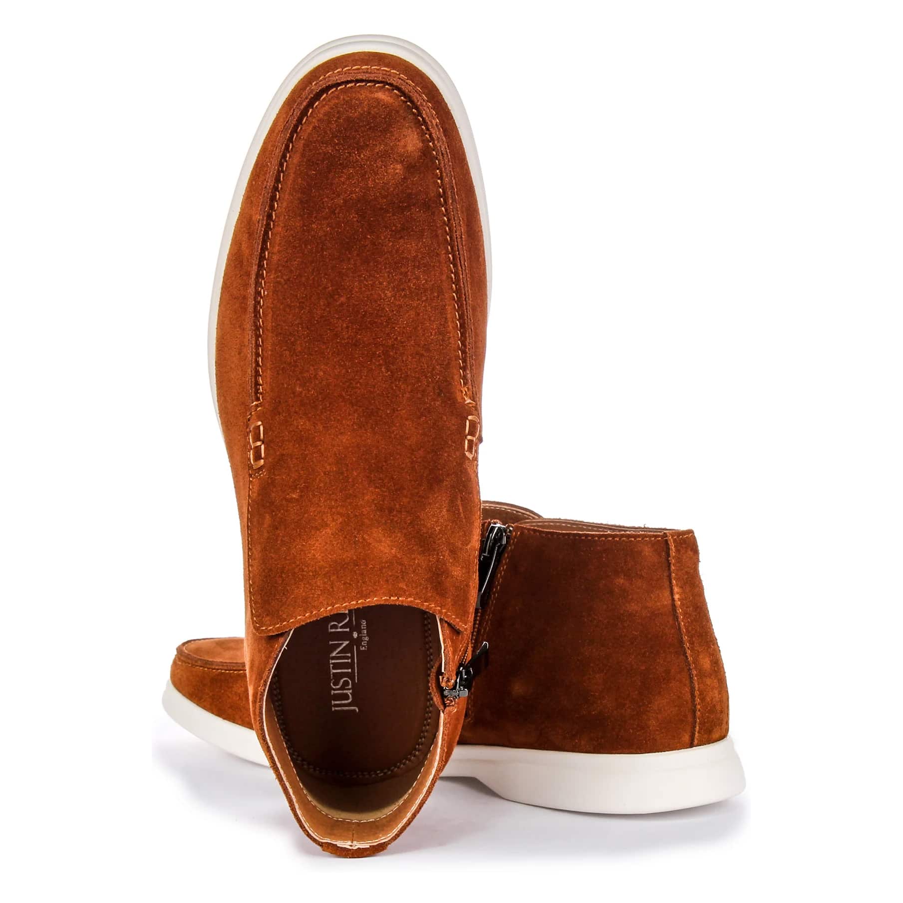 JUSTIN REESS MOUNT SUEDE MOCCASIN BOOTS - Image 3