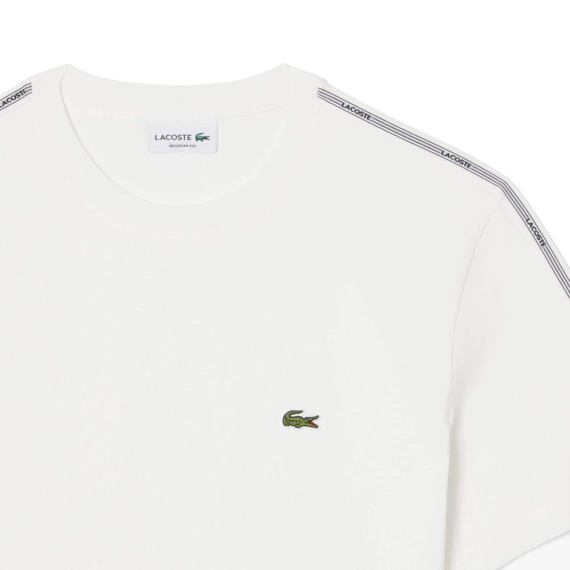 LACOSTE BRANDED STRIPE BAND T-SHIRT - Image 2