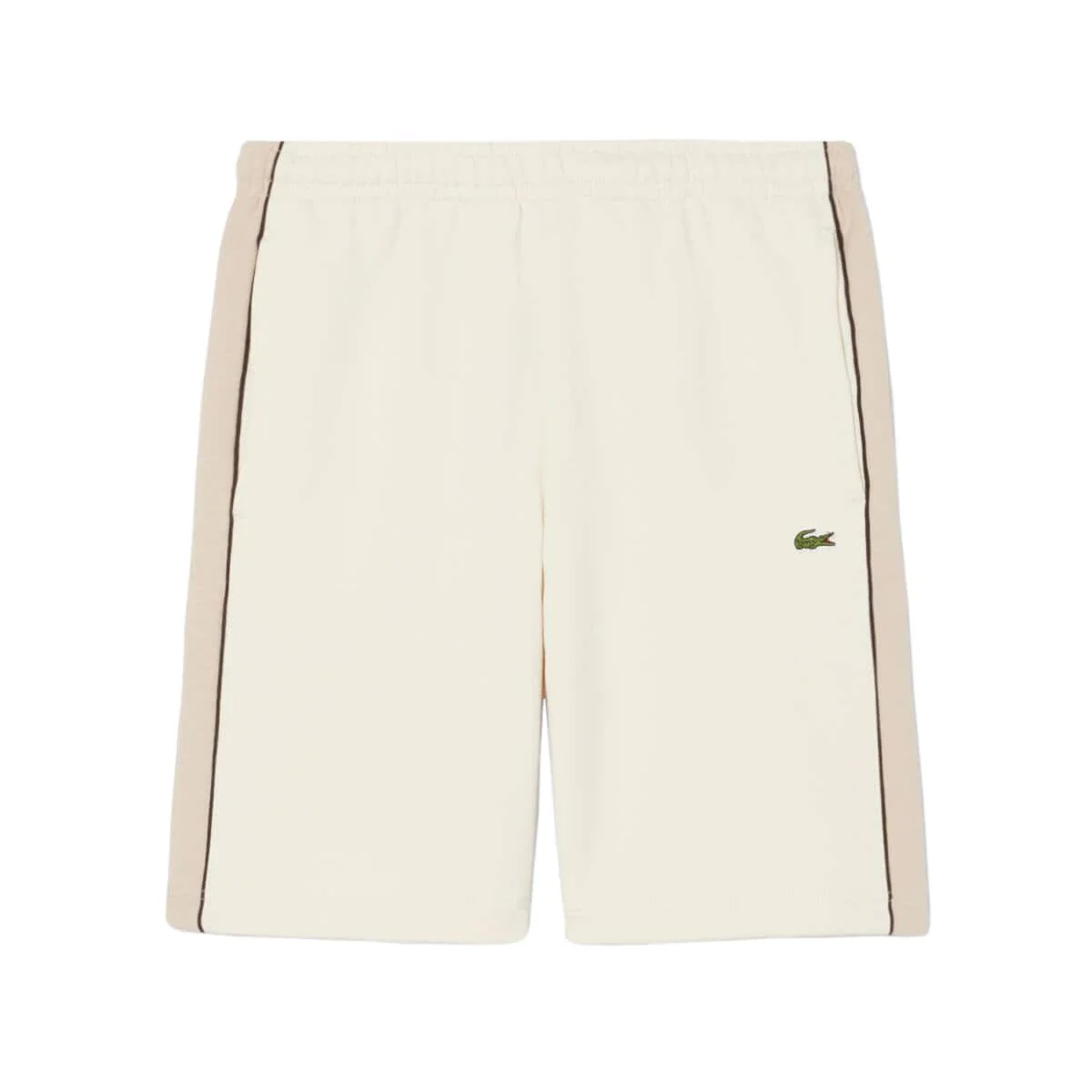LACOSTE COLOUR-BLOCK FLEECE SHORTS
