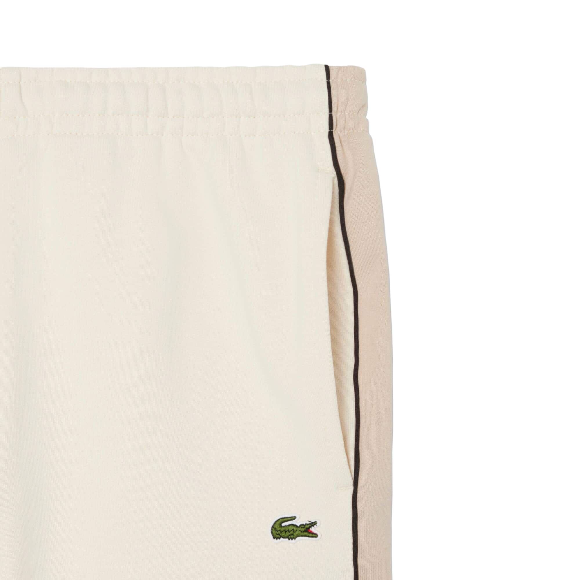 LACOSTE COLOUR-BLOCK FLEECE SHORTS - Image 2