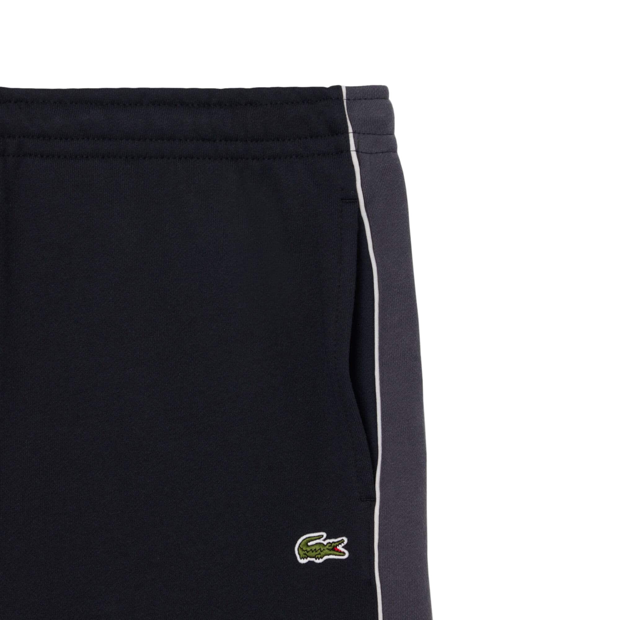 LACOSTE COLOUR-BLOCK FLEECE SHORTS - Image 2