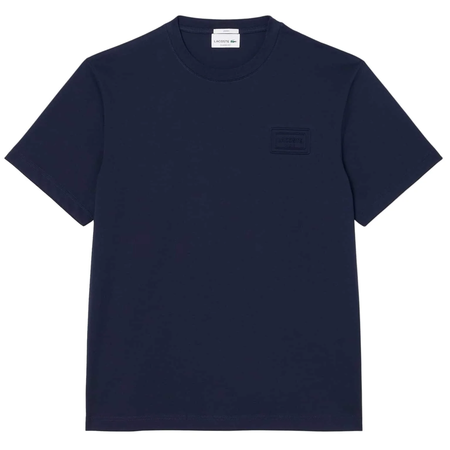 LACOSTE EMBOSSED BRANDING JERSEY T-SHIRT