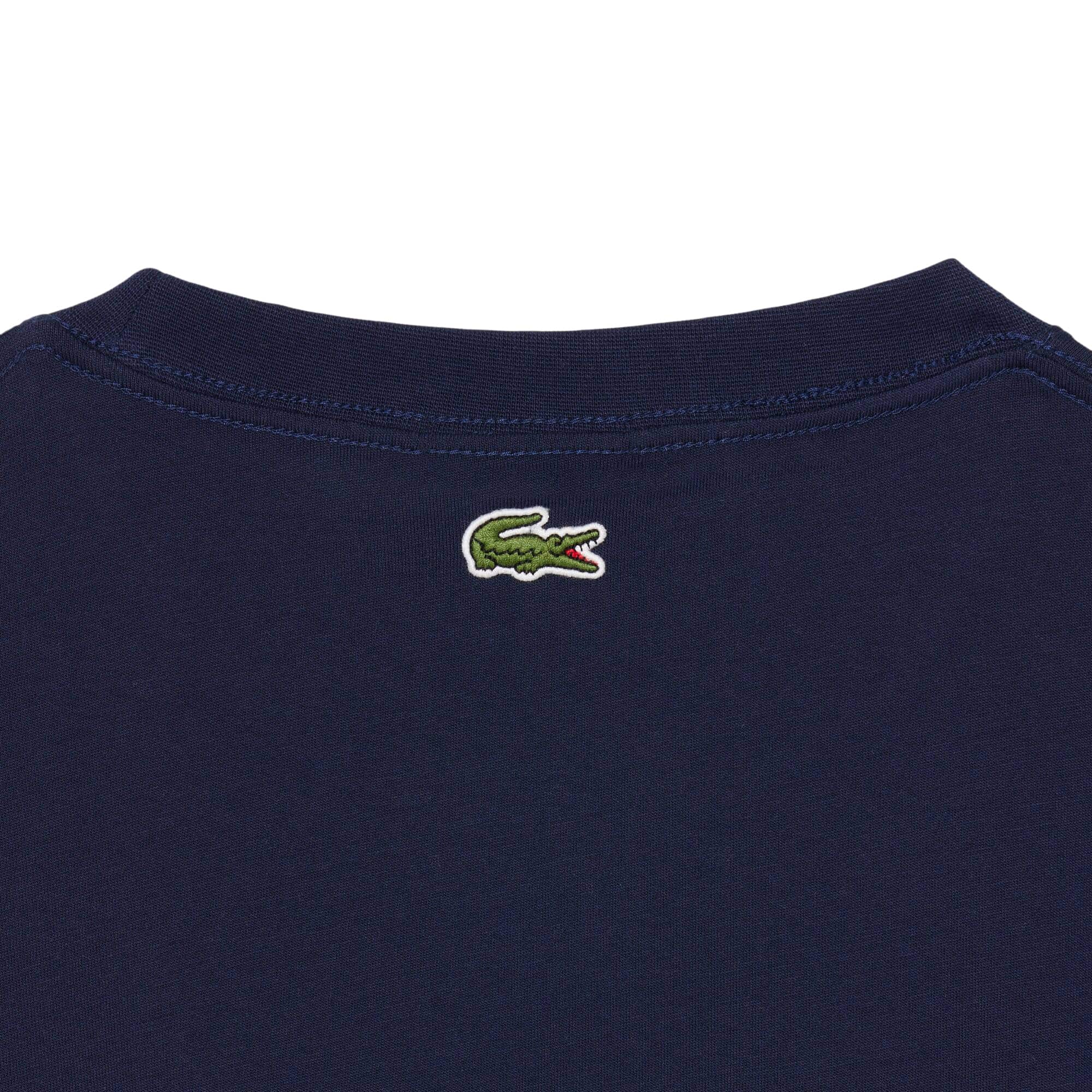 LACOSTE EMBOSSED BRANDING JERSEY T-SHIRT - Image 3