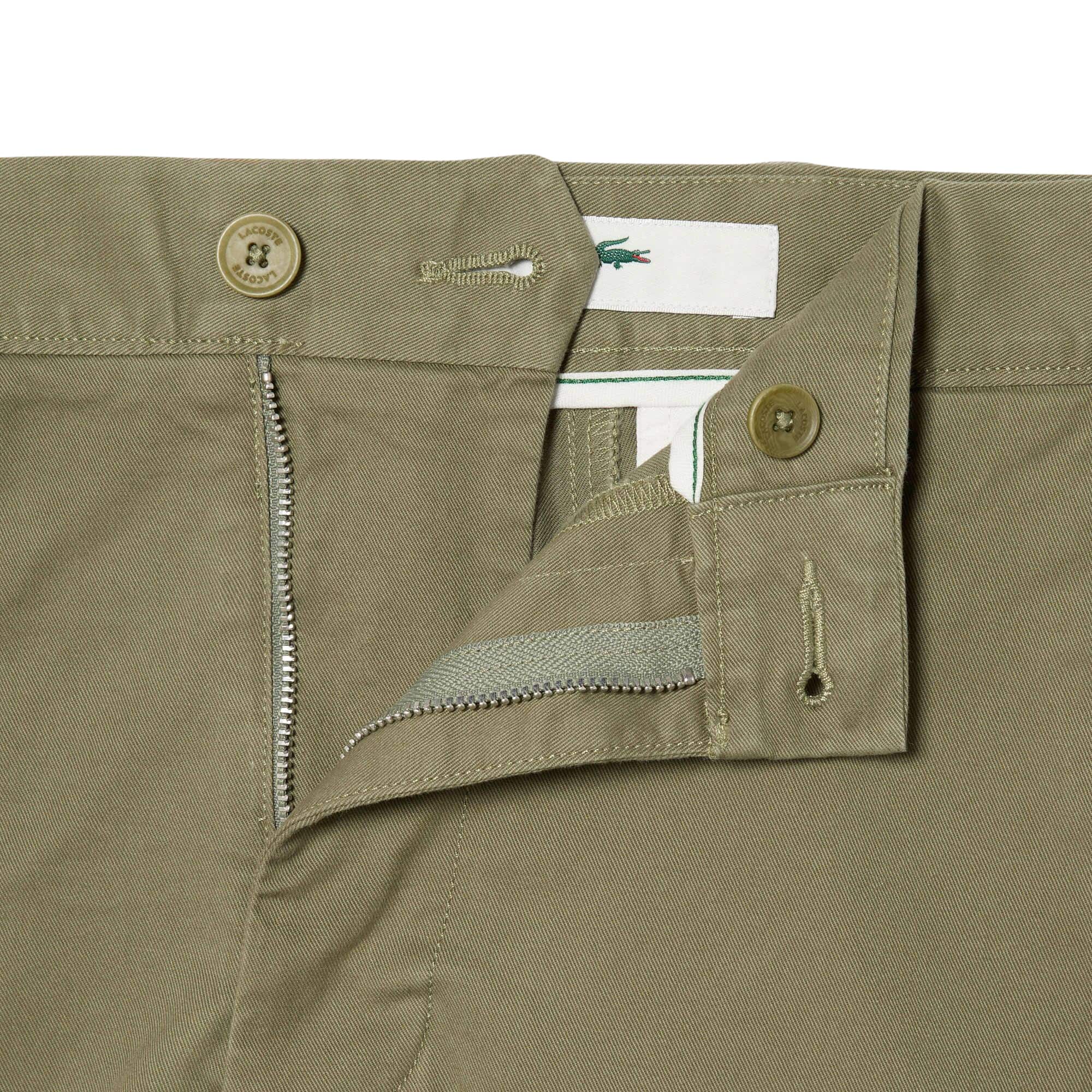 LACOSTE STRETCH TWILL CHINO SHORTS - Image 2