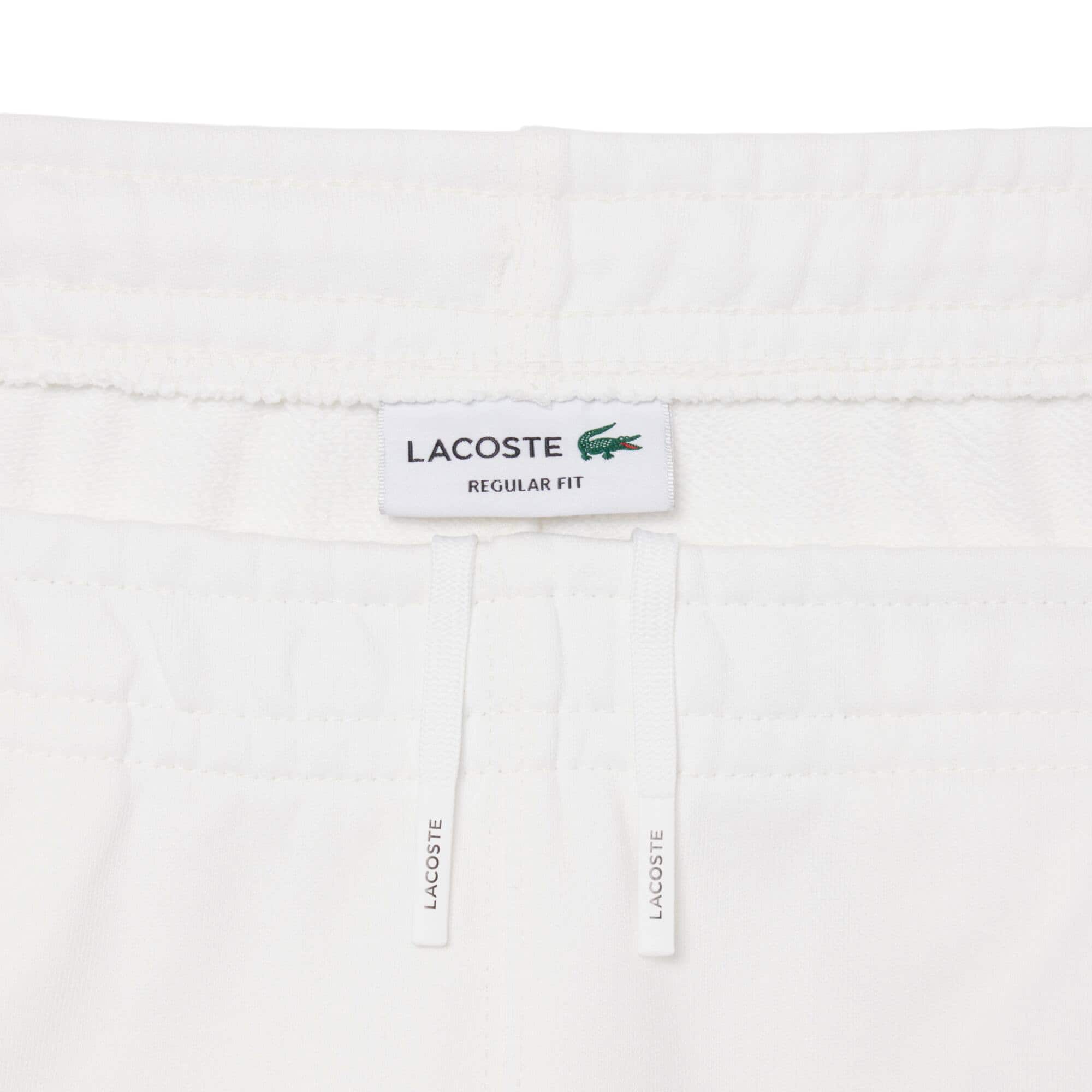 LACOSTE STRIPE LOGO FLEECE SHORTS - Image 3