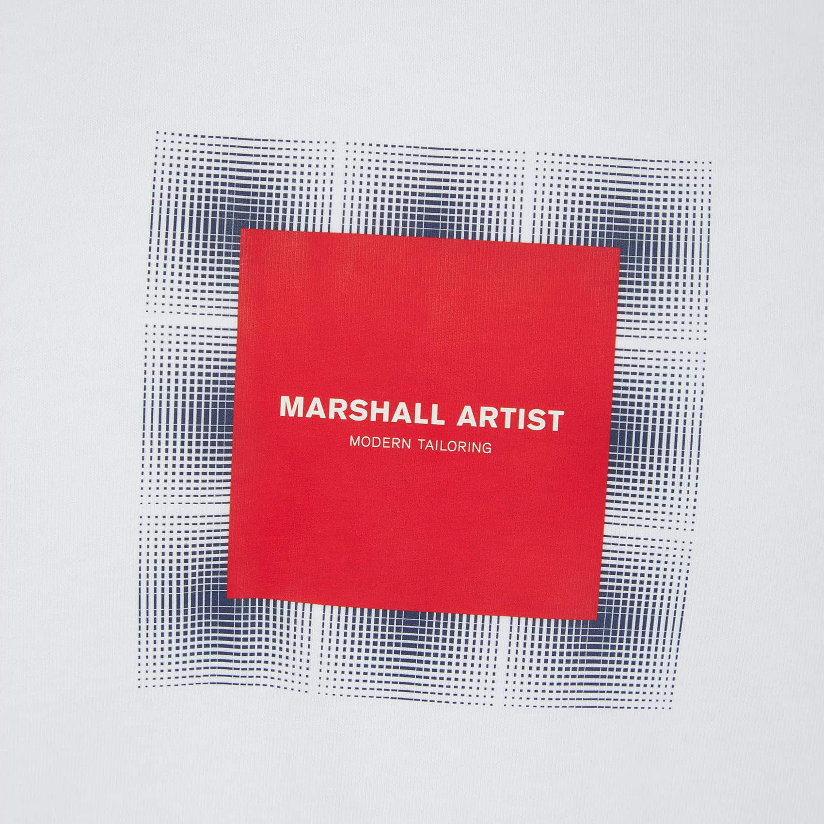 MARSHALL ARTIST SHADOW CHECK T-SHIRT - Image 2