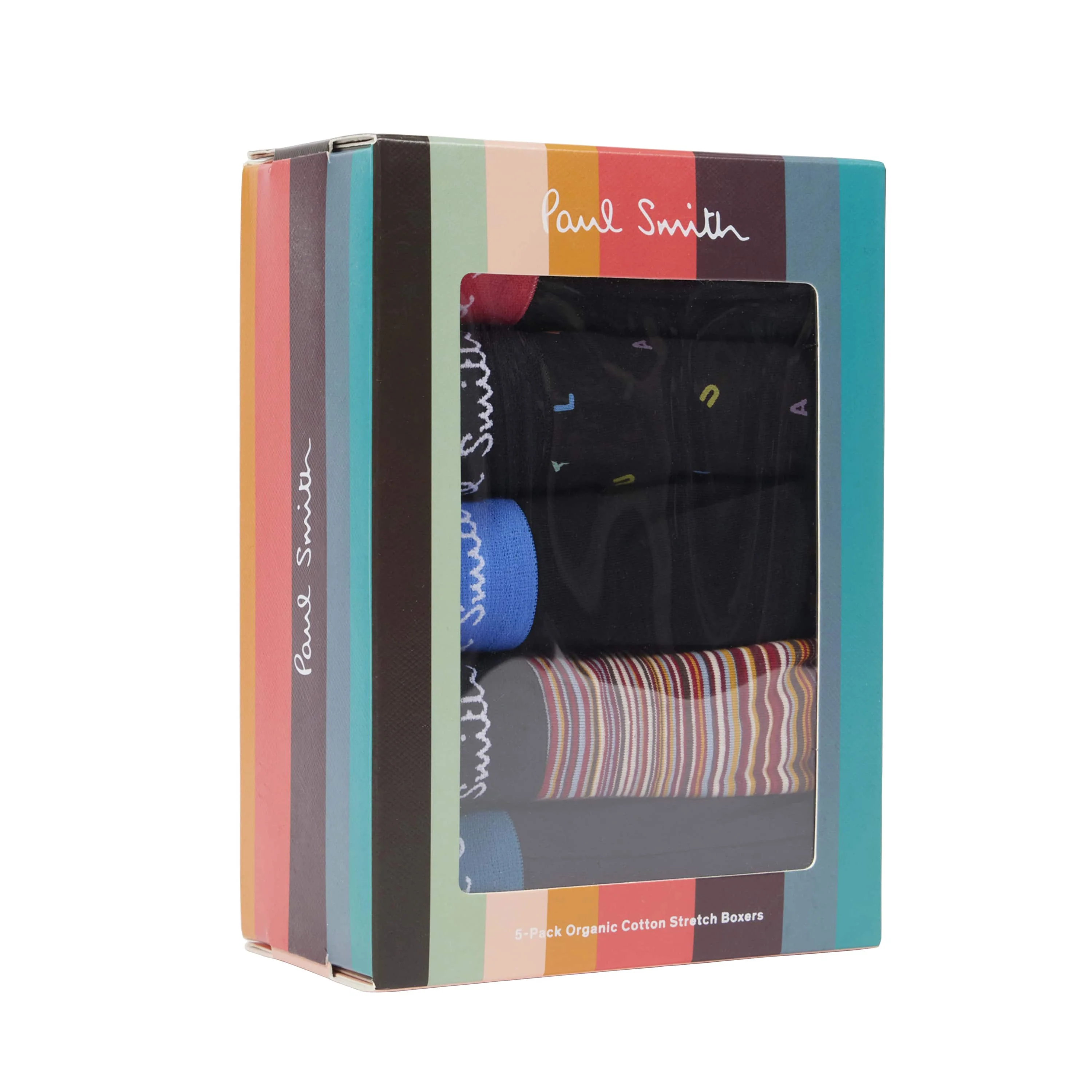 PAUL SMITH 5 PACK SIGNATURE STRIPE MIXED TRUNKS - Image 2