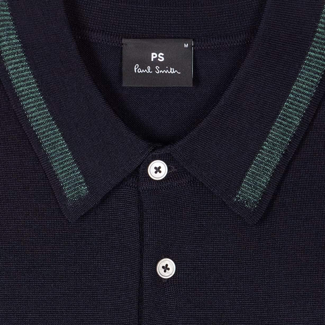 PAUL SMITH MERINO WOOL POLO SHIRT - Image 2